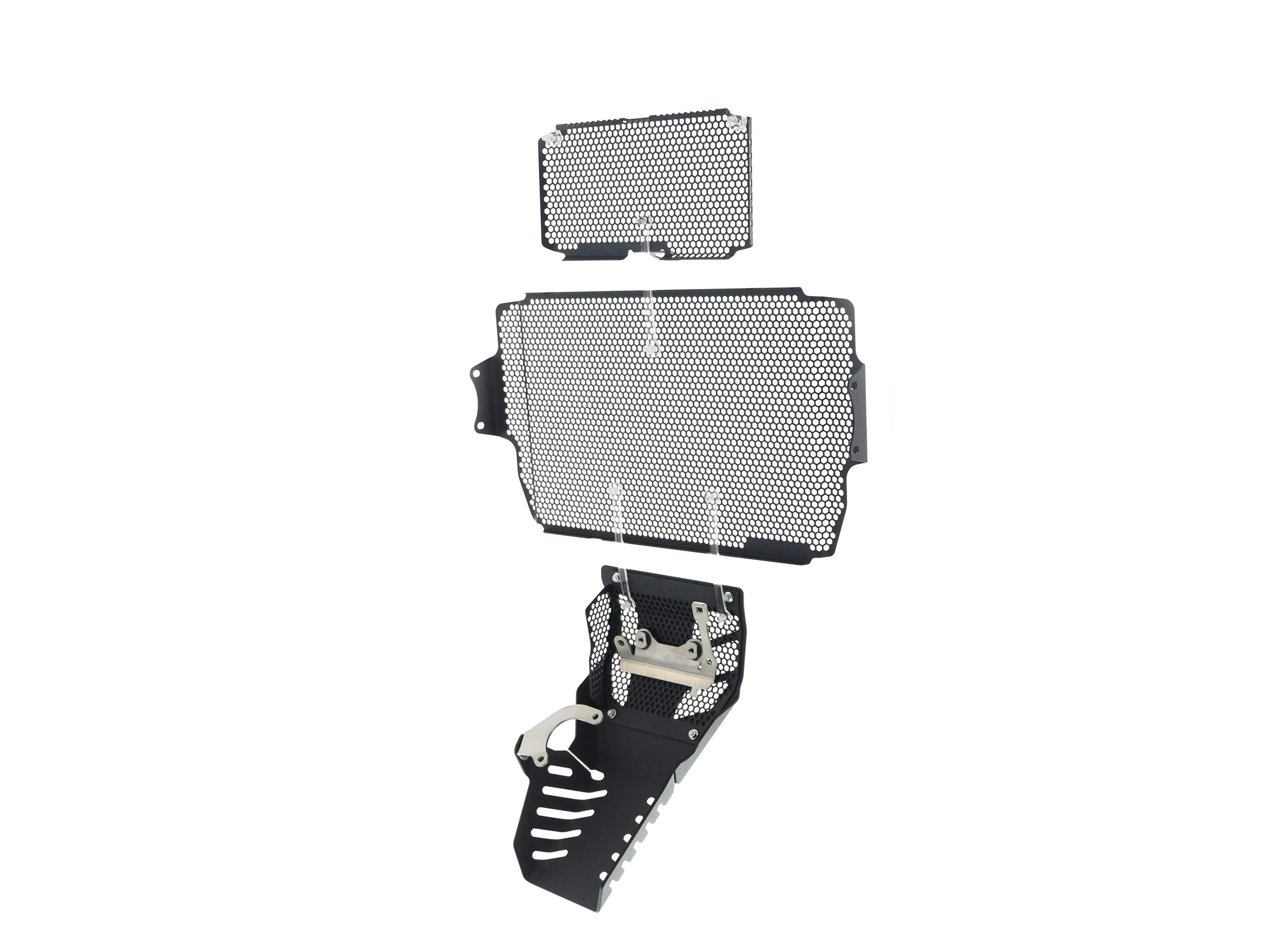 Evotech Performance Ducati Multistrada 950 S Radiator + Oil Guard + Engine Guard Set (2019 - 2021) - Kühlerschutzgitter | Evotech Performance