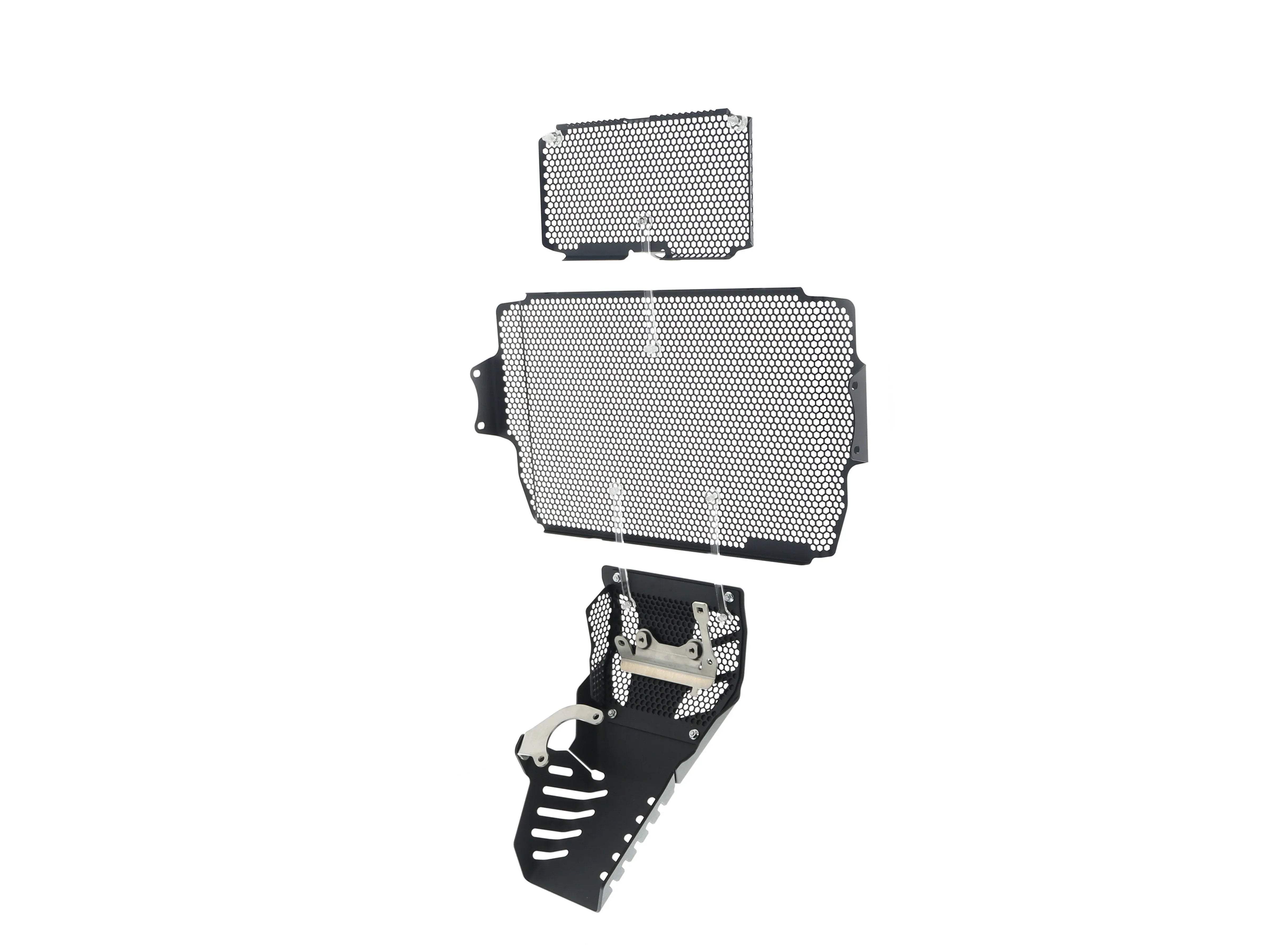 Evotech Ducati Multistrada 1260 S Grand Tour Radiator + Oil Guard + Engine Guard Set 2020 - Kühlerschutzgitter | Evotech Performance