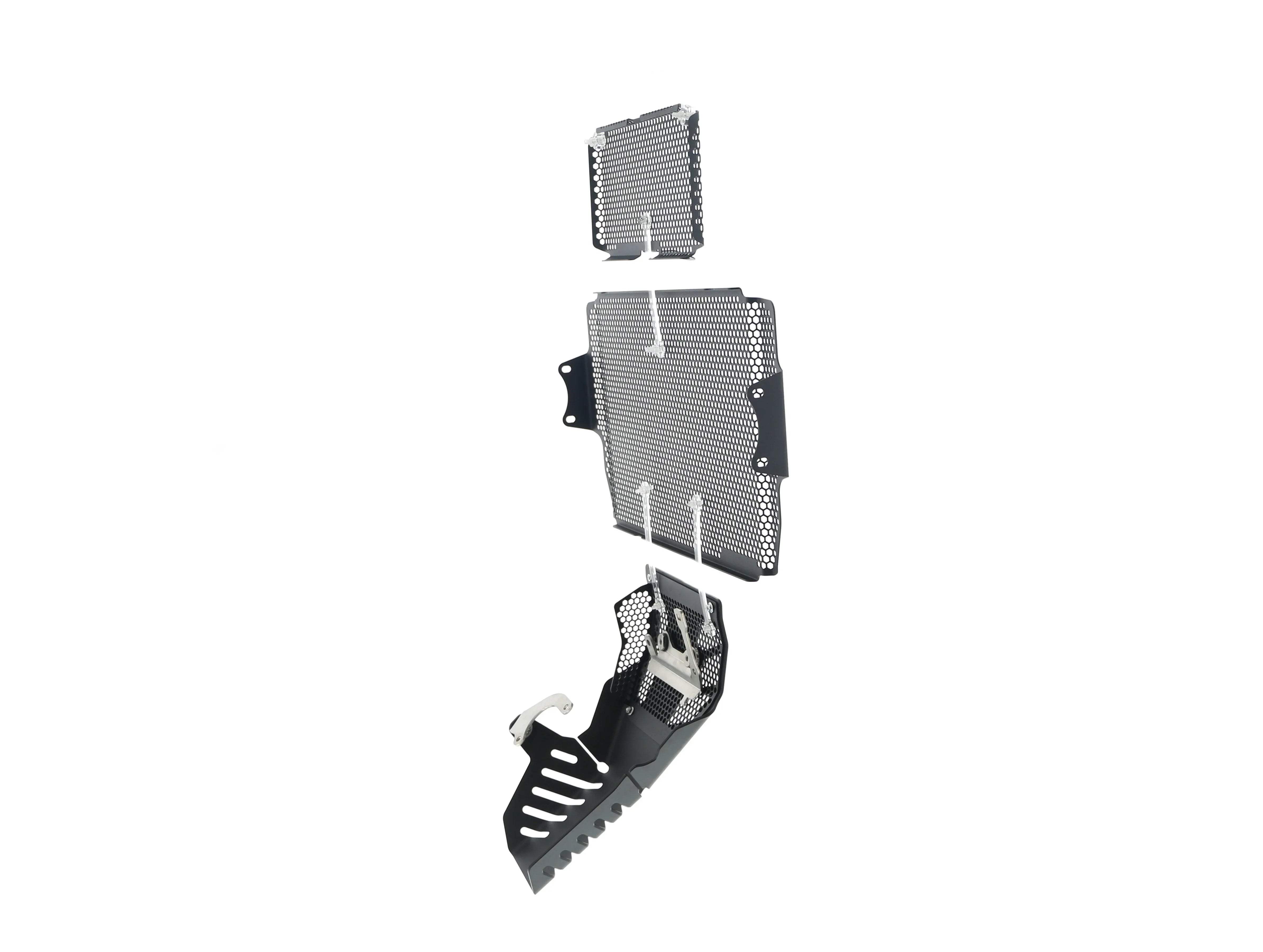 Evotech Performance Ducati Multistrada V2 Radiator + Oil Guard + Engine Guard Set (2022 - 2024) - Kühlerschutzgitter | Evotech Performance