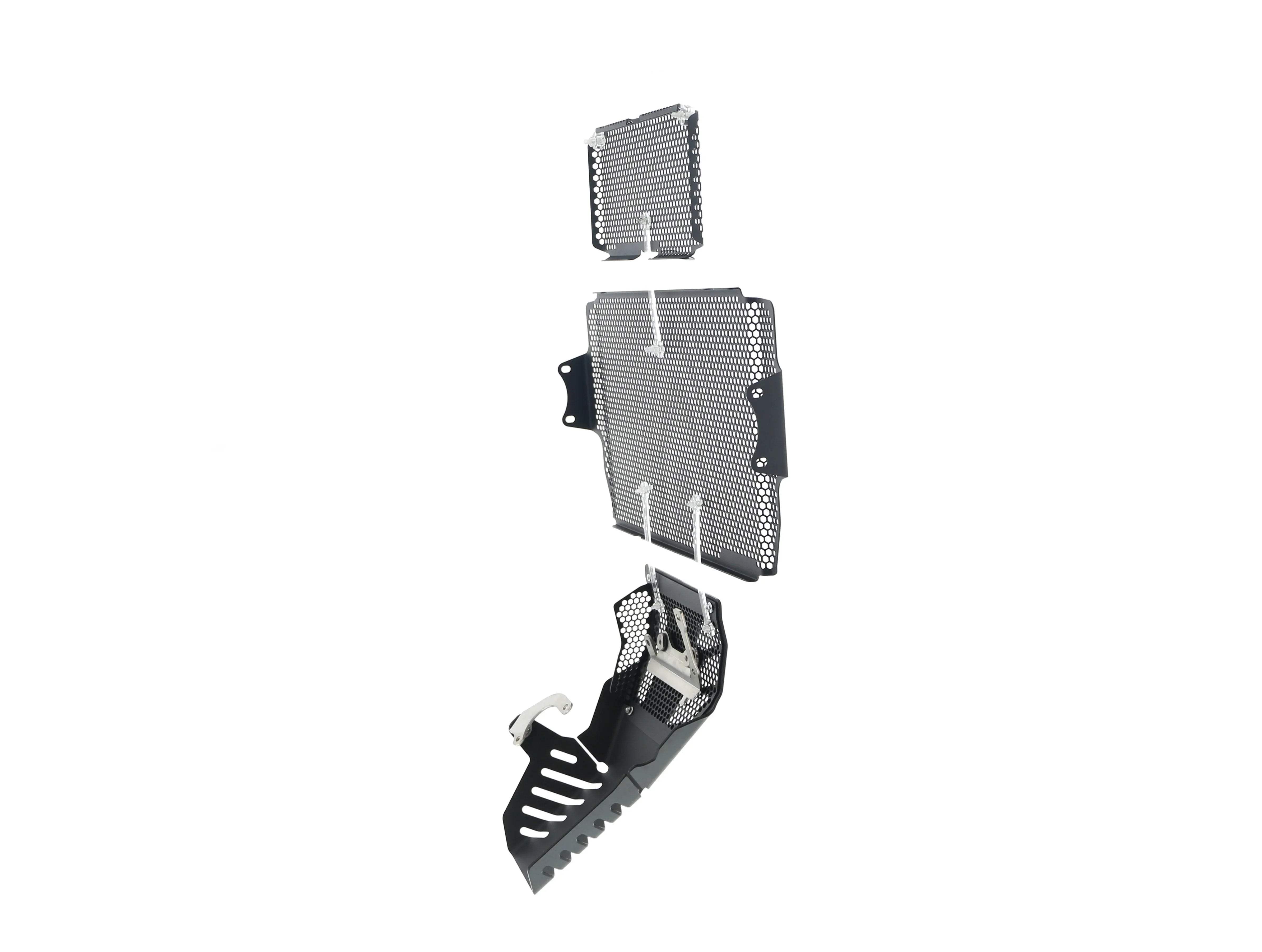 Evotech Performance Ducati Multistrada 950 Radiator + Oil Guard + Engine Guard Set (2019 - 2021) - Kühlerschutzgitter | Evotech Performance