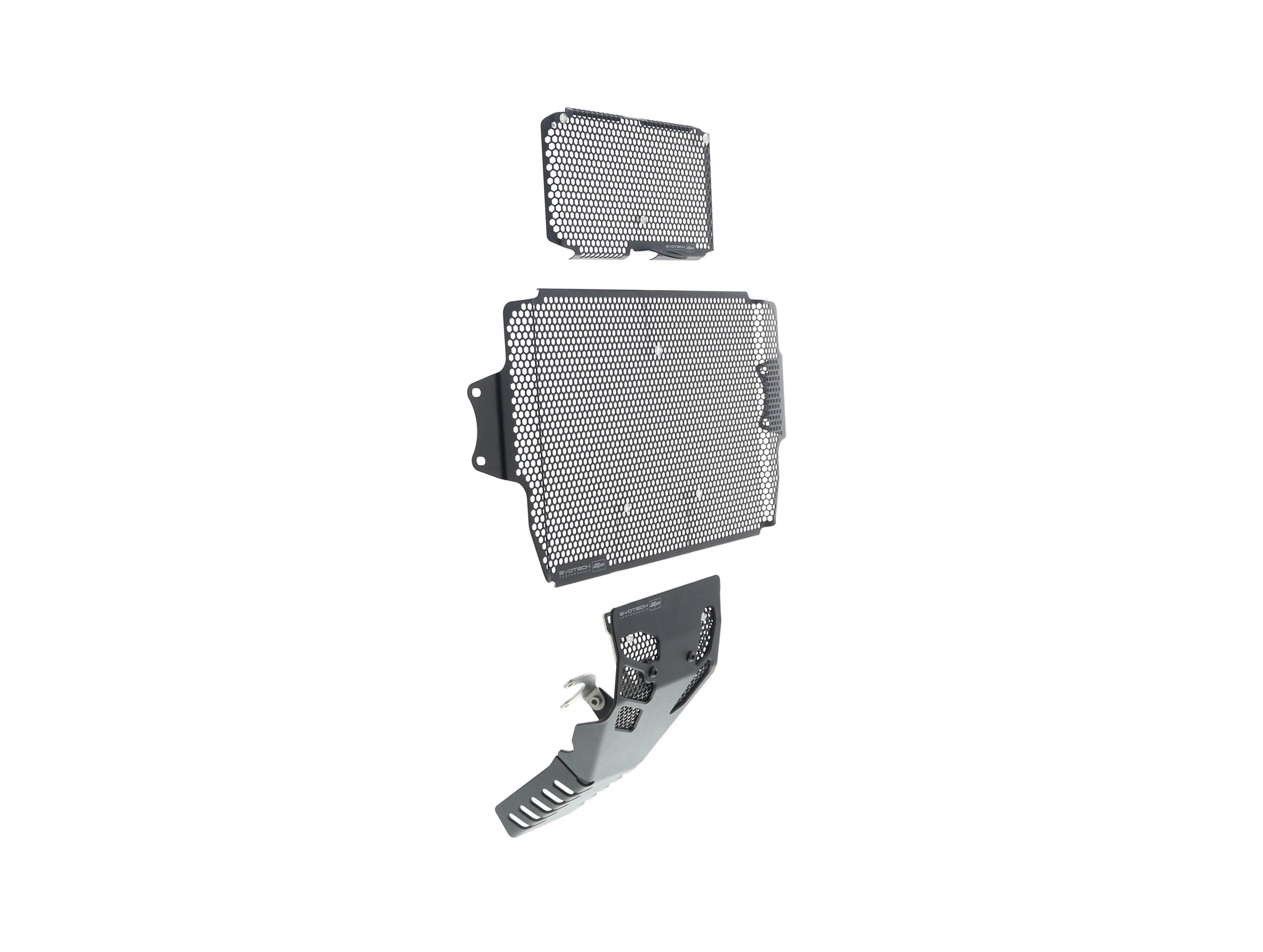 Evotech Performance Ducati Multistrada 950 Radiator + Oil Guard + Engine Guard Set (2017 - 2018) - Kühlerschutzgitter | Evotech Performance