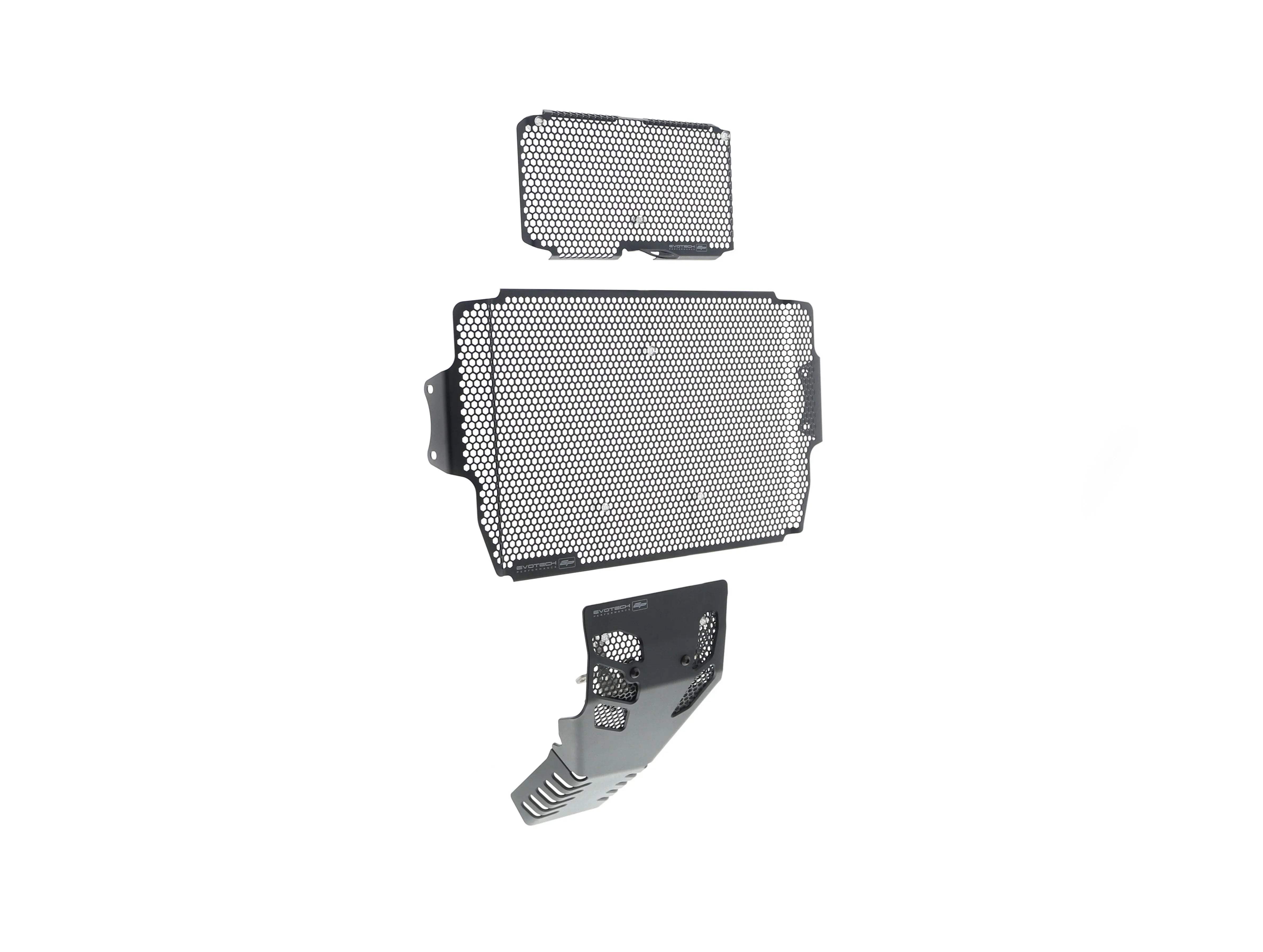 Evotech Ducati Multistrada 1260 S Grand Tour Radiator + Oil Guard + Engine Guard Set 2020 - Kühlerschutzgitter | Evotech Performance