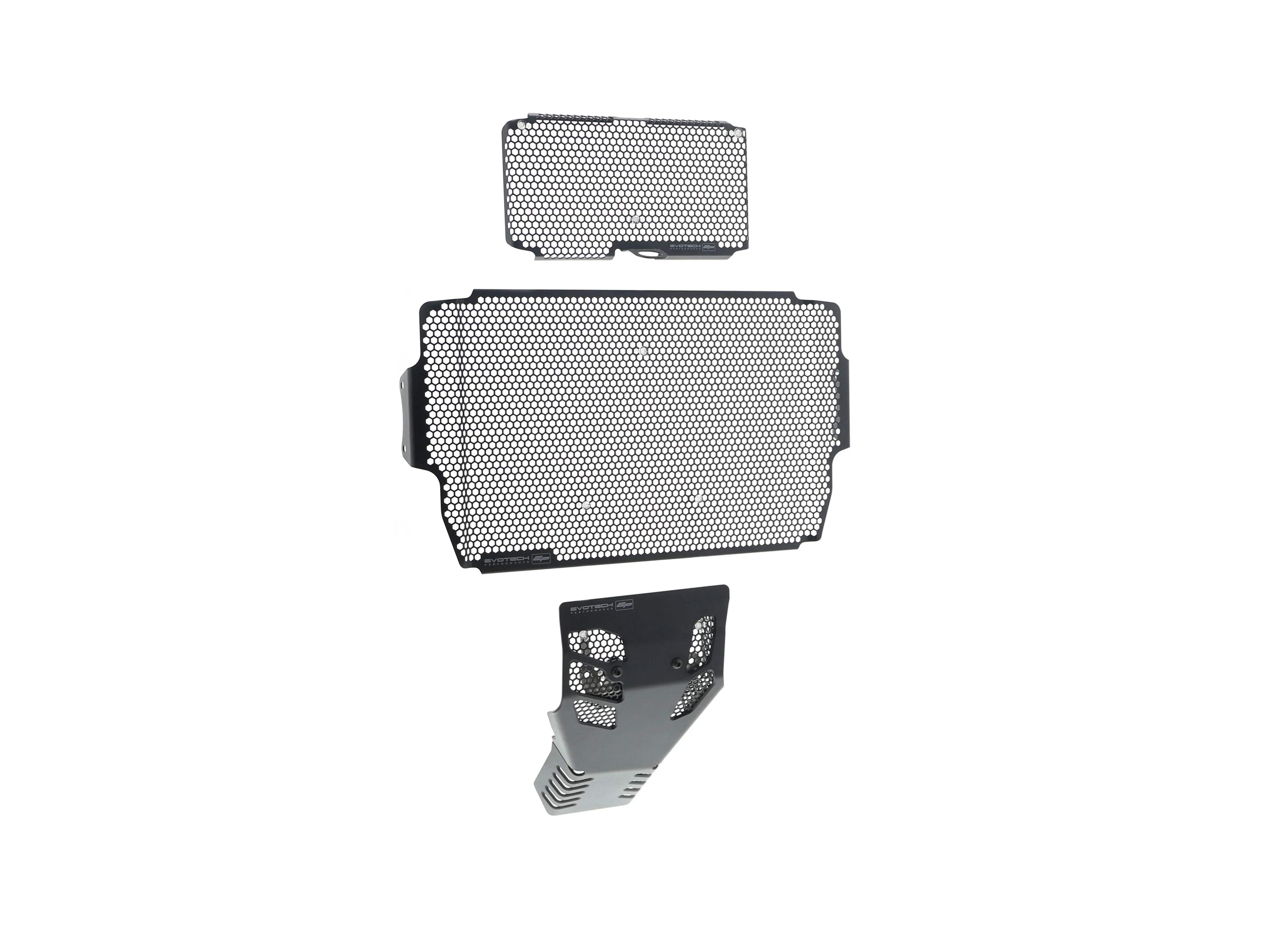 Evotech Performance Ducati Multistrada 950 Radiator + Oil Guard + Engine Guard Set (2019 - 2021) - Kühlerschutzgitter | Evotech Performance