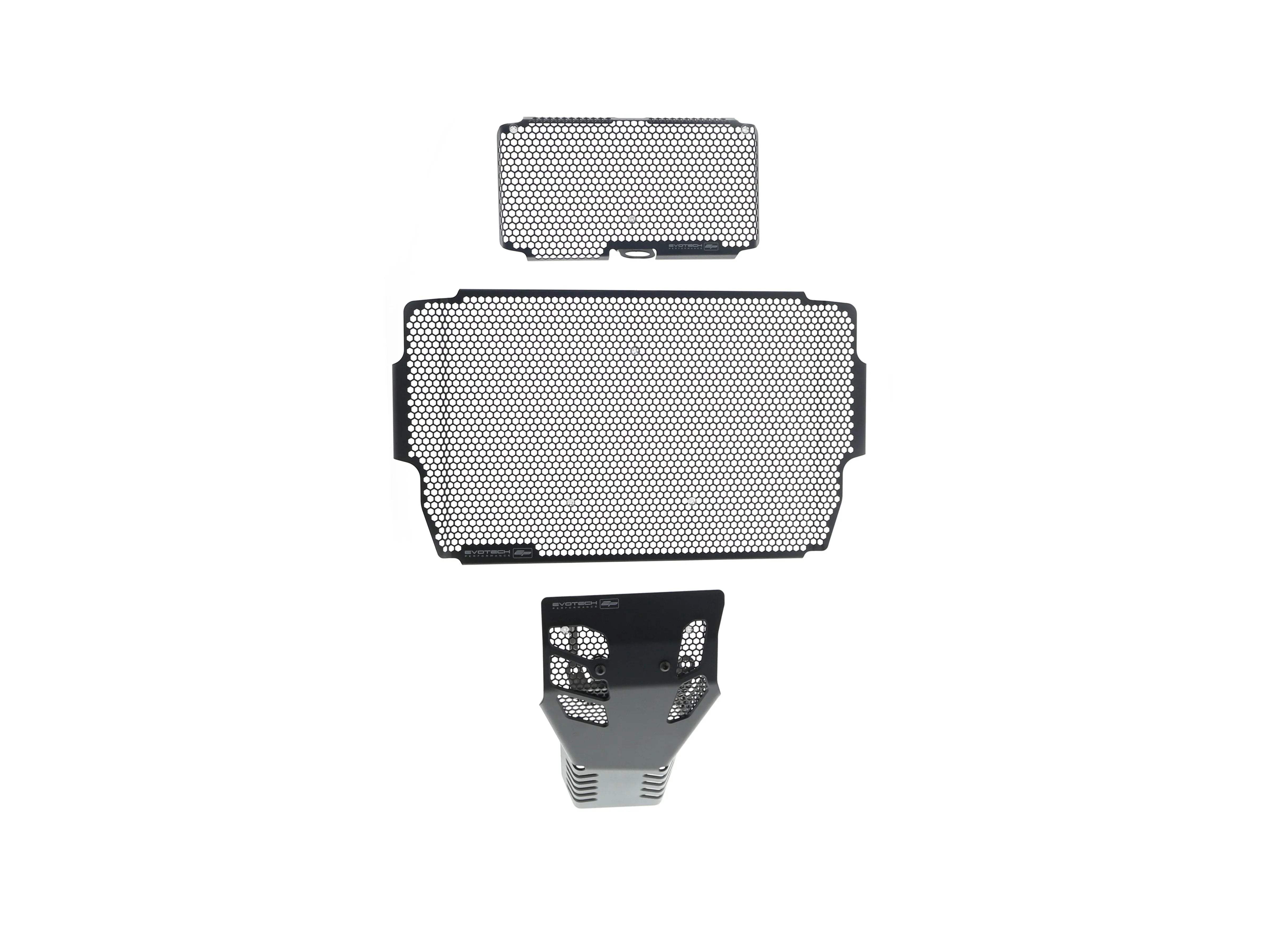 Evotech Ducati Multistrada 1260 D/Air Radiator + Oil Guard + Engine Guard Set (2018-2020) - Kühlerschutzgitter | Evotech Performance