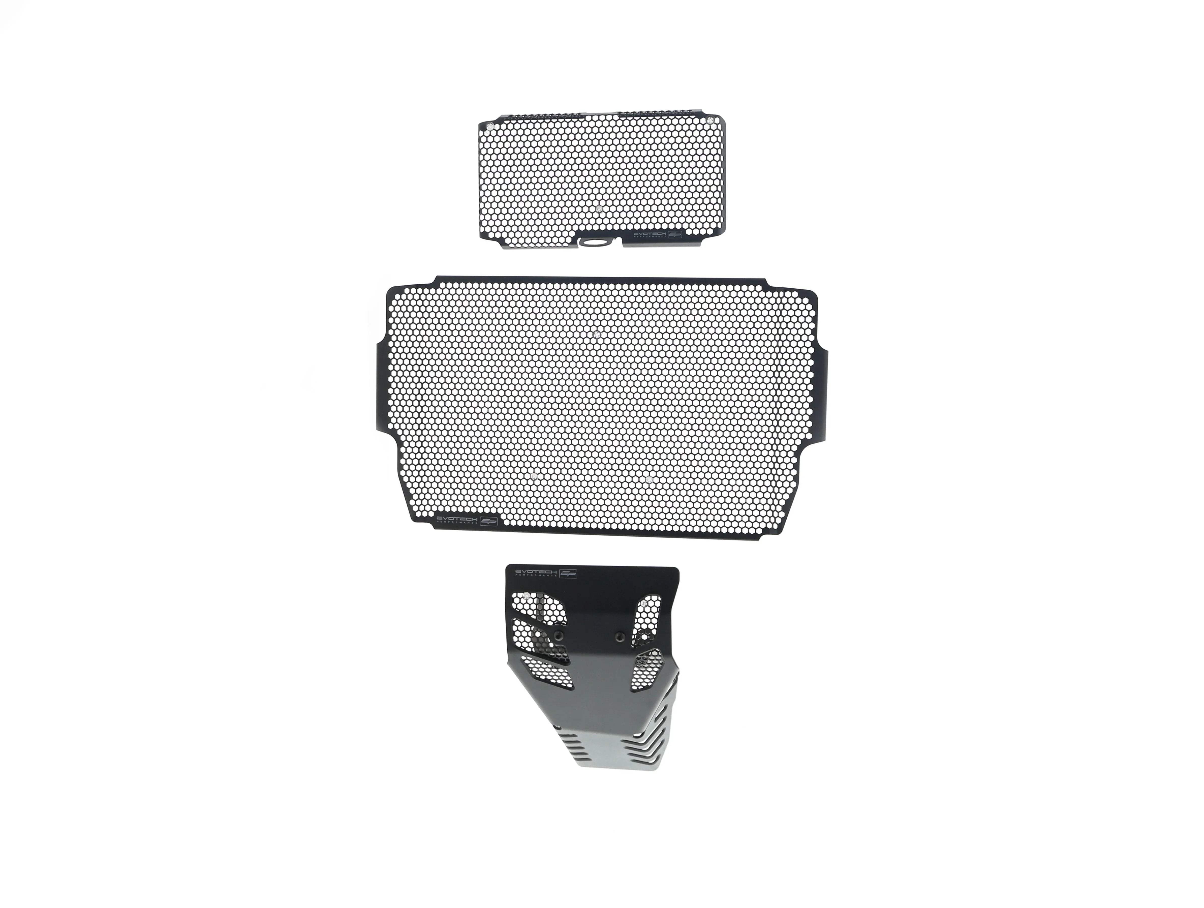 Evotech Ducati Multistrada 1260 S Grand Tour Radiator + Oil Guard + Engine Guard Set 2020 - Kühlerschutzgitter | Evotech Performance