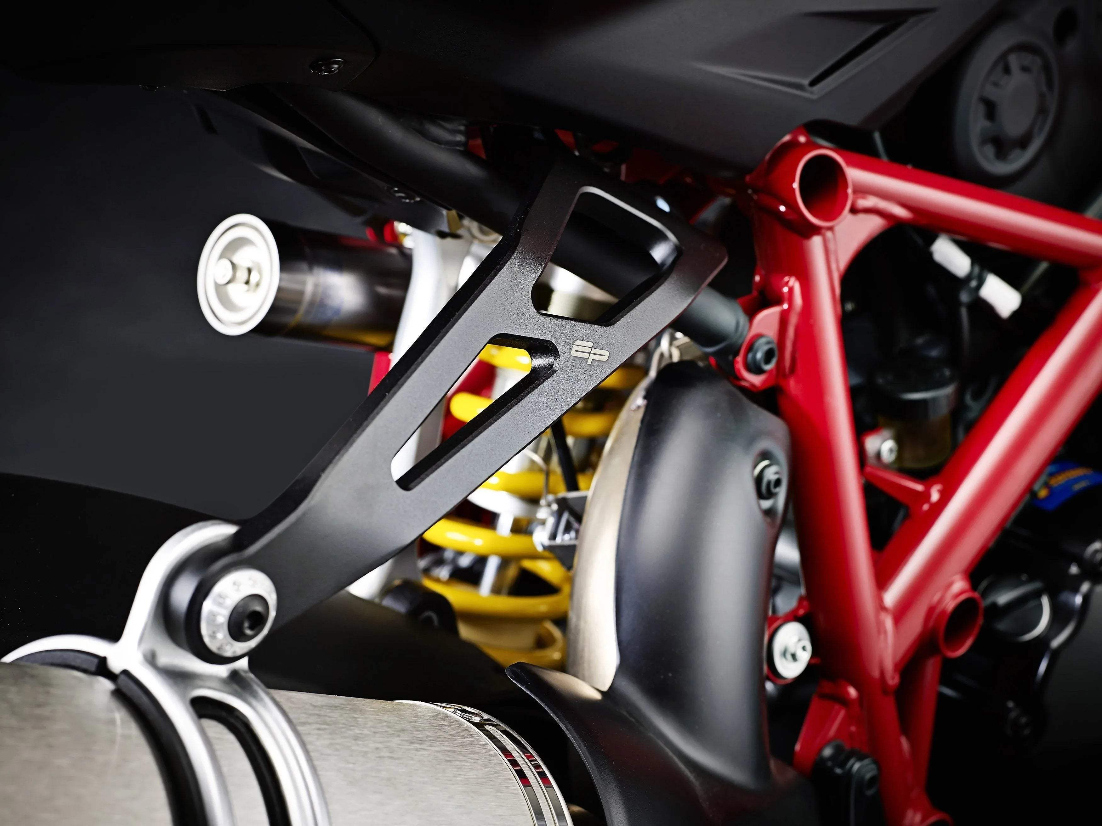Evotech Ducati Streetfighter 848 Exhaust Hanger (2012 - 2016) - Auspuffhalterung | Evotech Performance