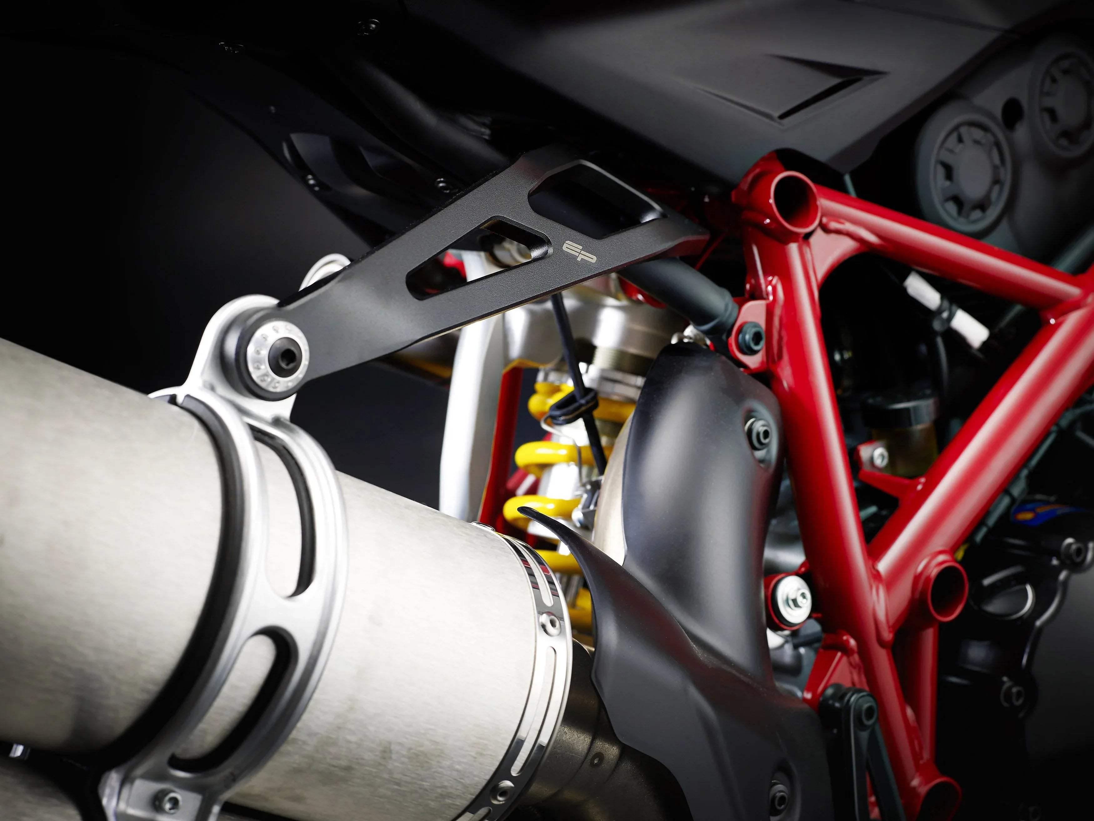 Evotech Ducati Streetfighter 1098 Exhaust Hanger 2009 - 2013 - Auspuffhalterung | Evotech Performance