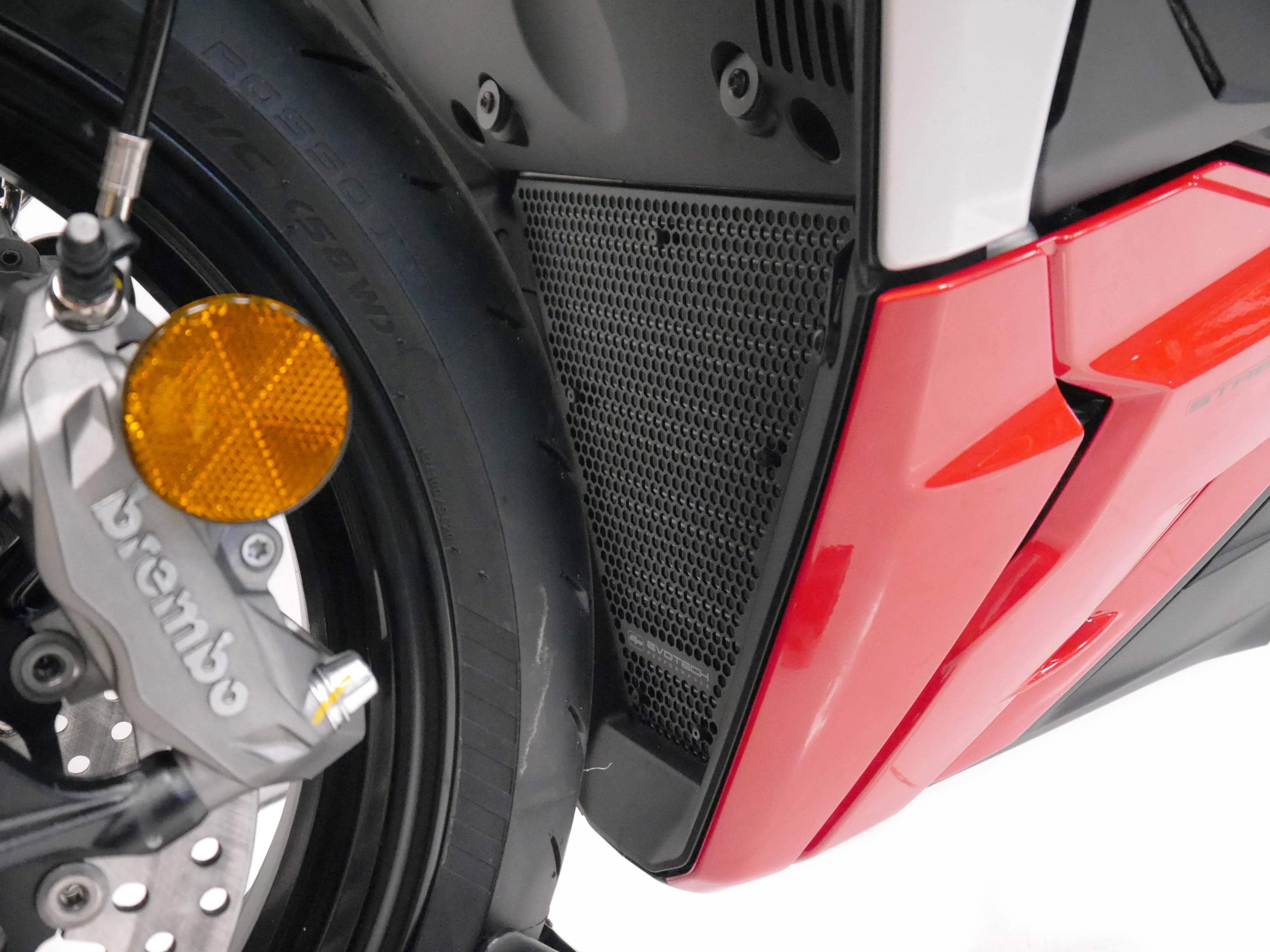 Evotech Performance Ducati Streetfighter V2 Upper Radiator Guard (2022 - 2024) - Kühlerschutzgitter | Evotech Performance