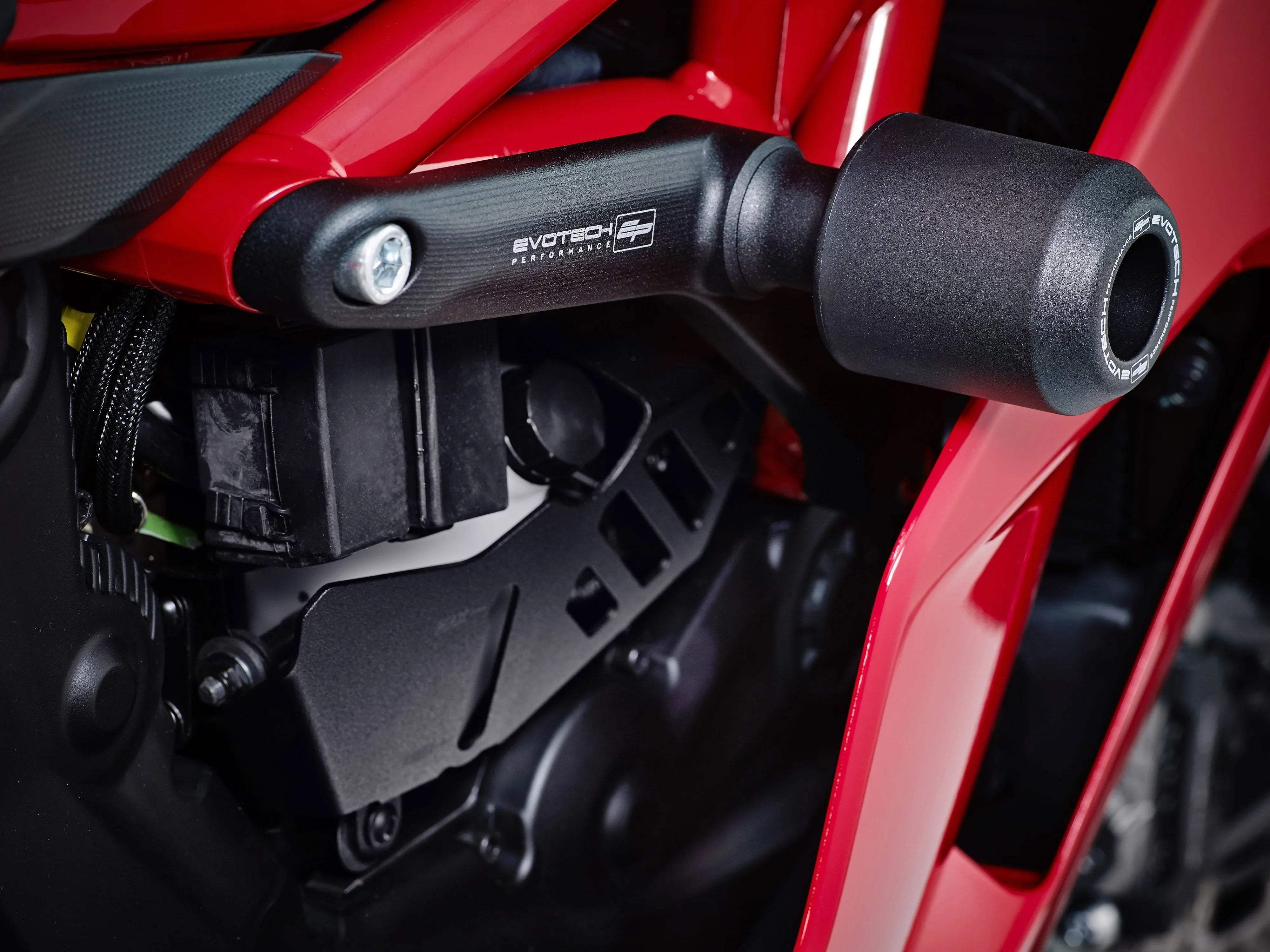 Evotech Ducati SuperSport Frame Crash Protection (2017 - 2020) - Sturzpads | Evotech Performance