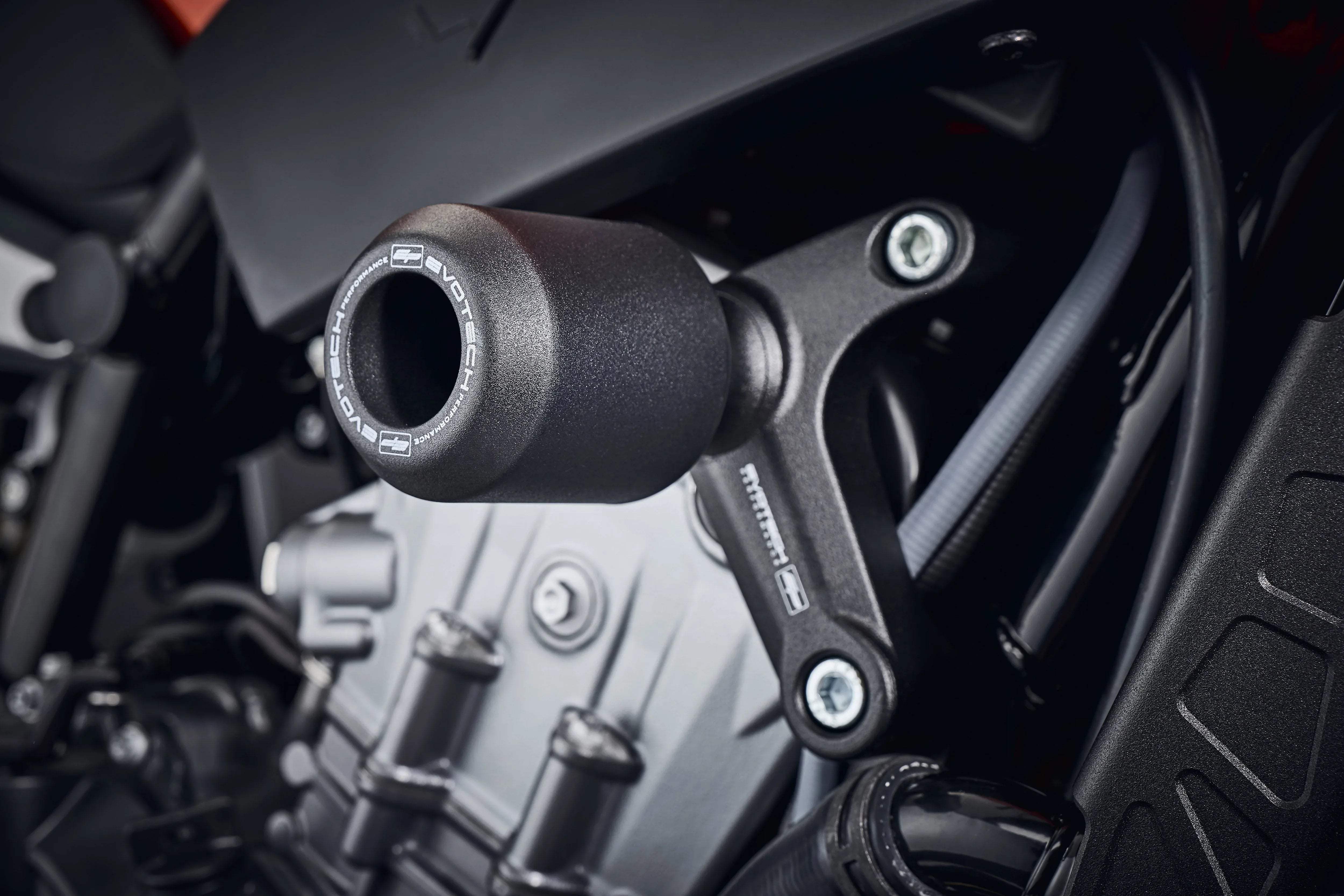 Evotech KTM 890 Duke Crash Bobbins (2021+) - Sturzpads | Evotech Performance