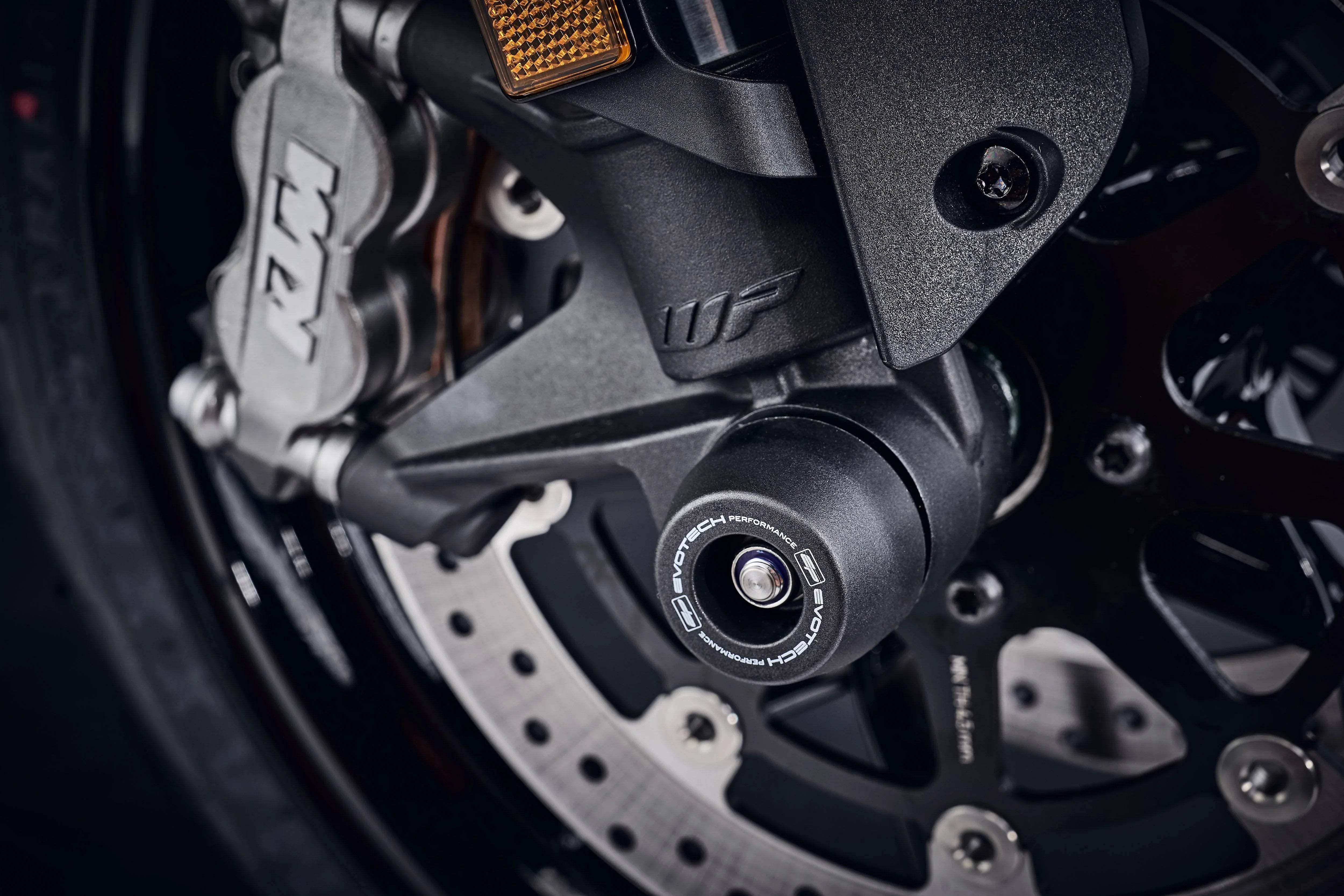 Evotech Front Spindle Bobbins - KTM 1290 Super Duke GT (2019+) - Spindle Bobbins | Evotech Performance