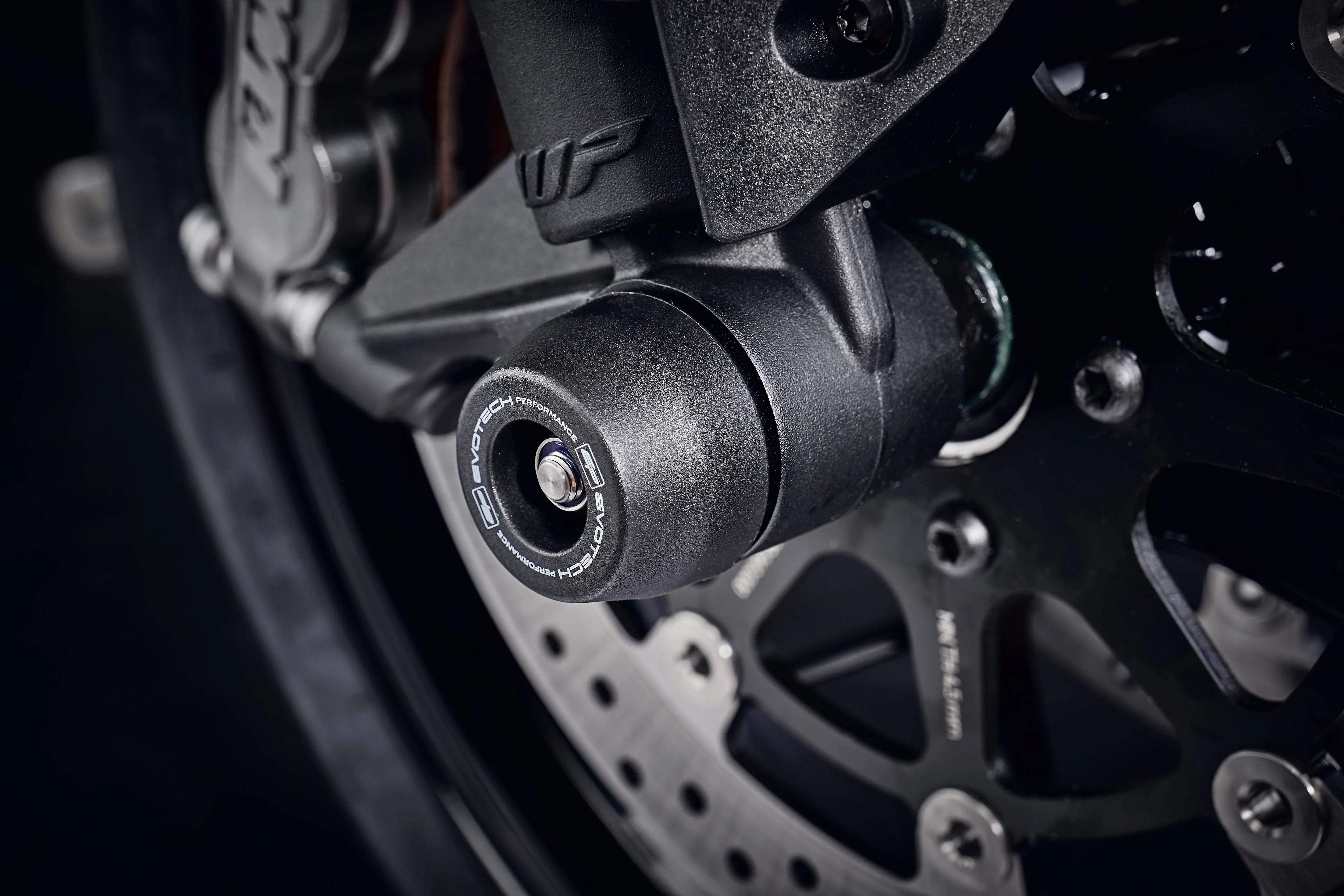 Evotech Front Spindle Bobbins - KTM 790 Duke (2018-2022) - Spindle Bobbins | Evotech Performance