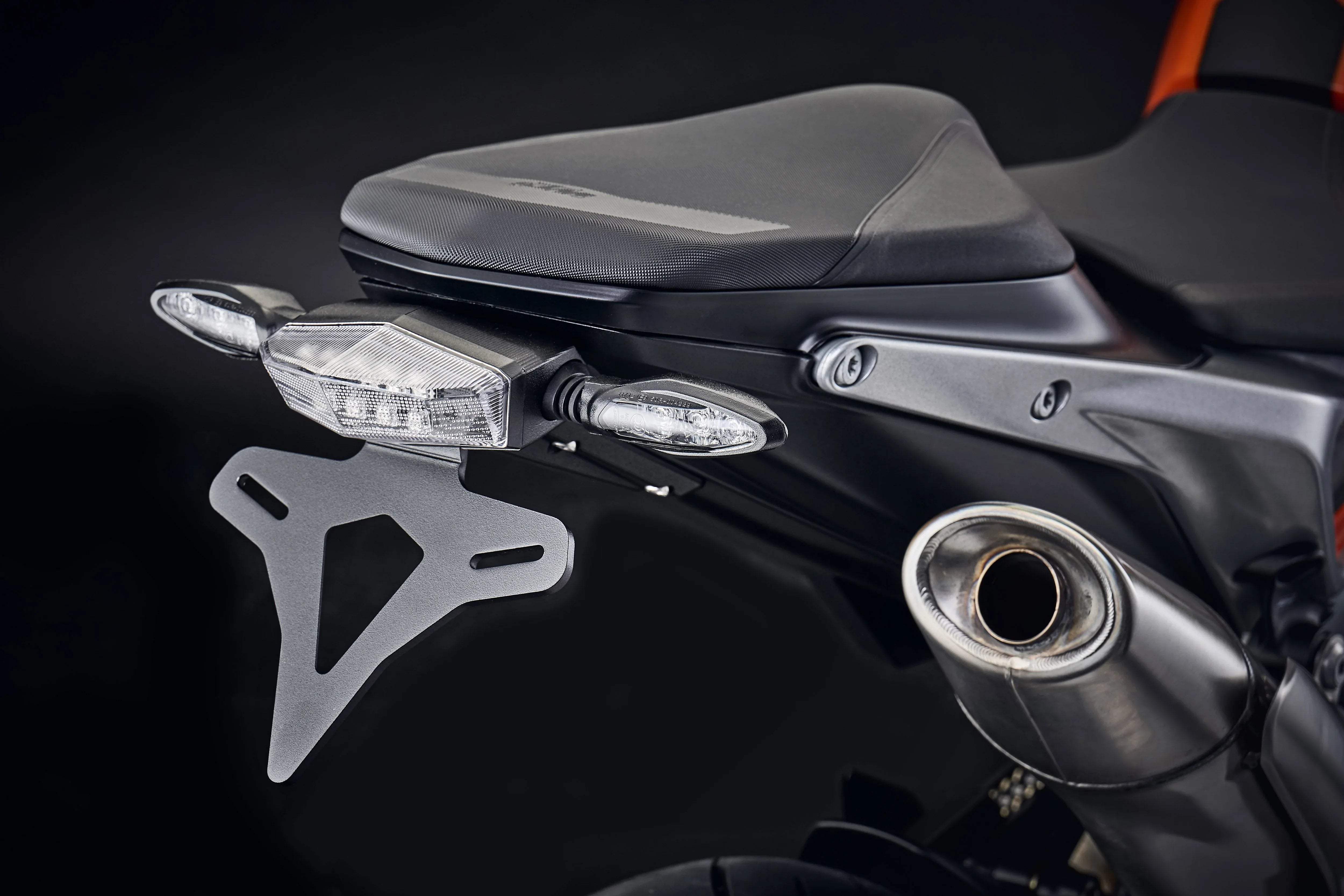 Evotech KTM 890 Duke Tail Tidy (2021+) (Clear Rear Light) - Kennzeichenhalter | Evotech Performance