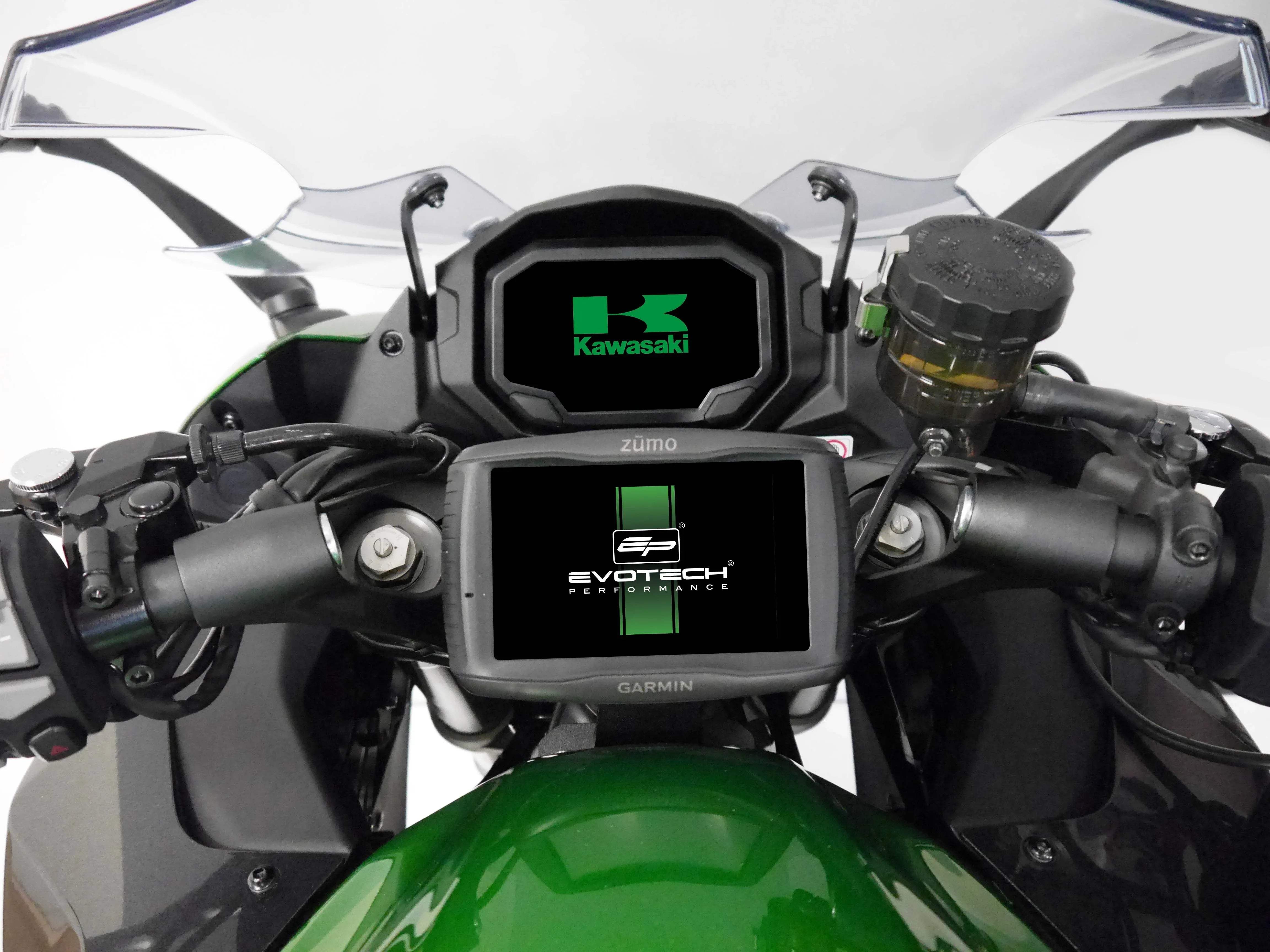 Evotech Garmin Sat Nav Mount - Kawasaki Ninja 1000SX Performance (2020+) - Navihalterung Garmin | Evotech Performance