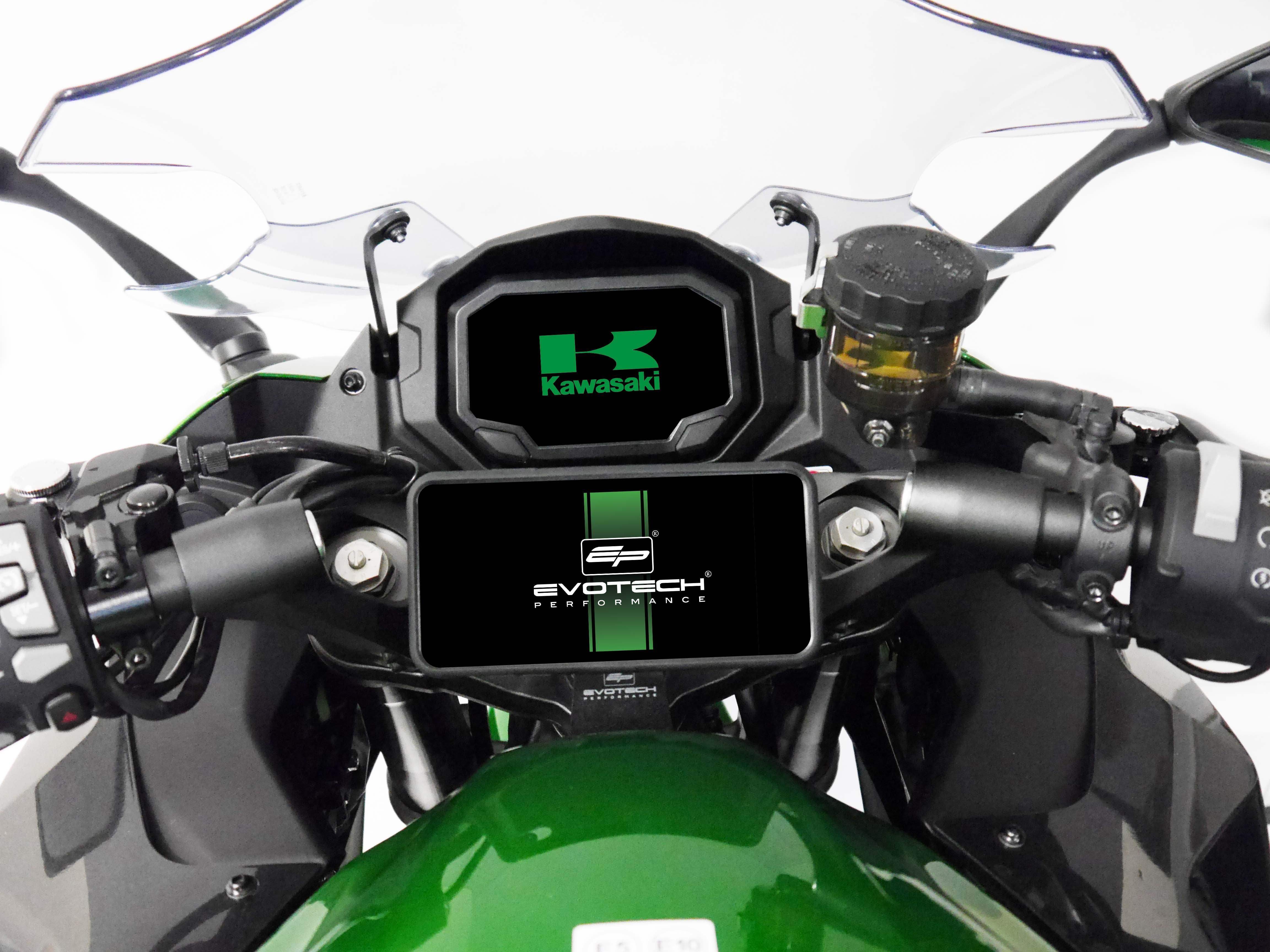 Evotech SP Connect Sat Nav Mount - Kawasaki Ninja 1000SX Performance Tourer (2020+) - Halterung SP Connect | Evotech Performance