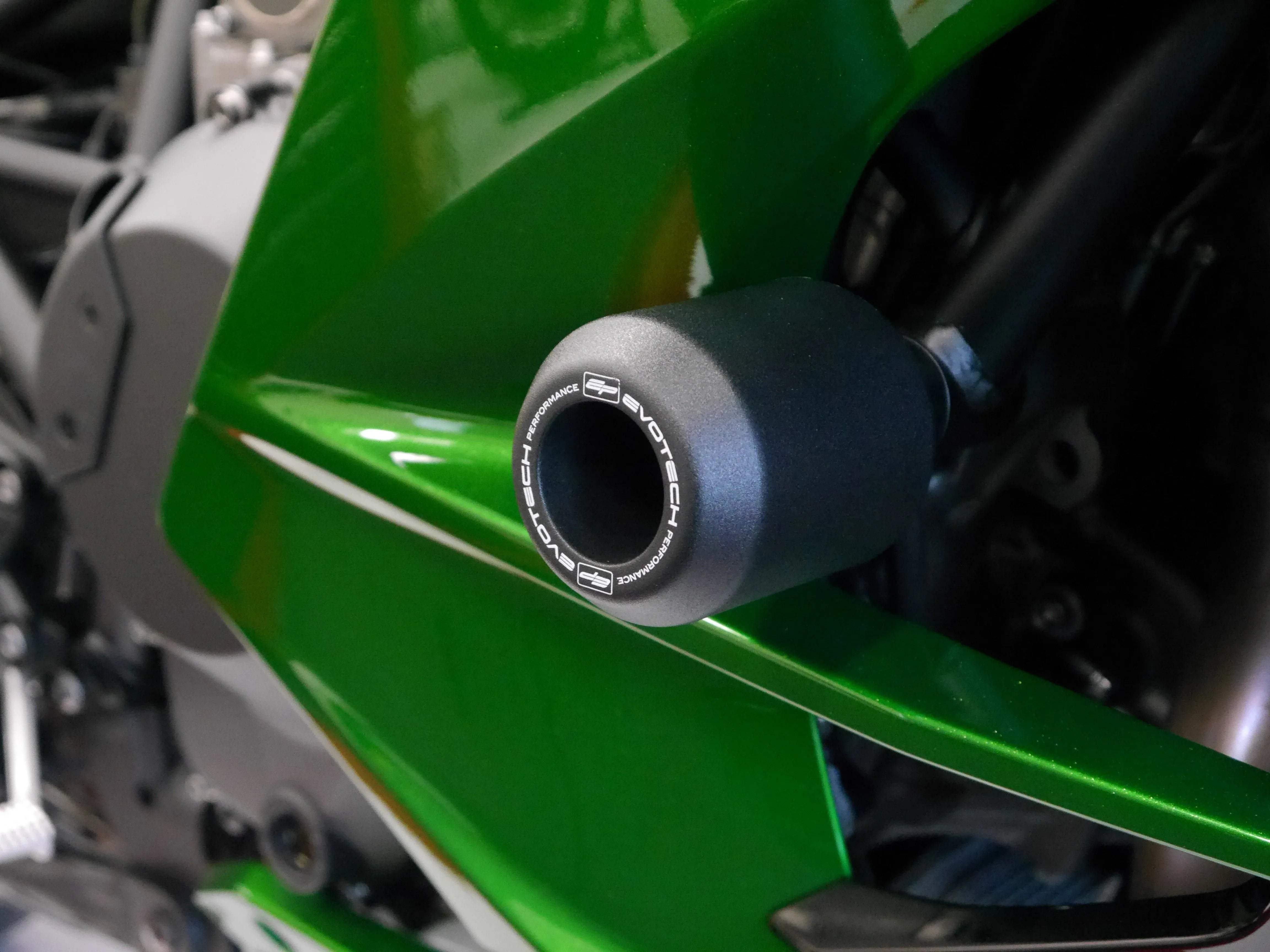 Evotech Kawasaki Ninja H2 SX Tourer Main Frame Crash Protection (2018+) - Sturzpads | Evotech Performance