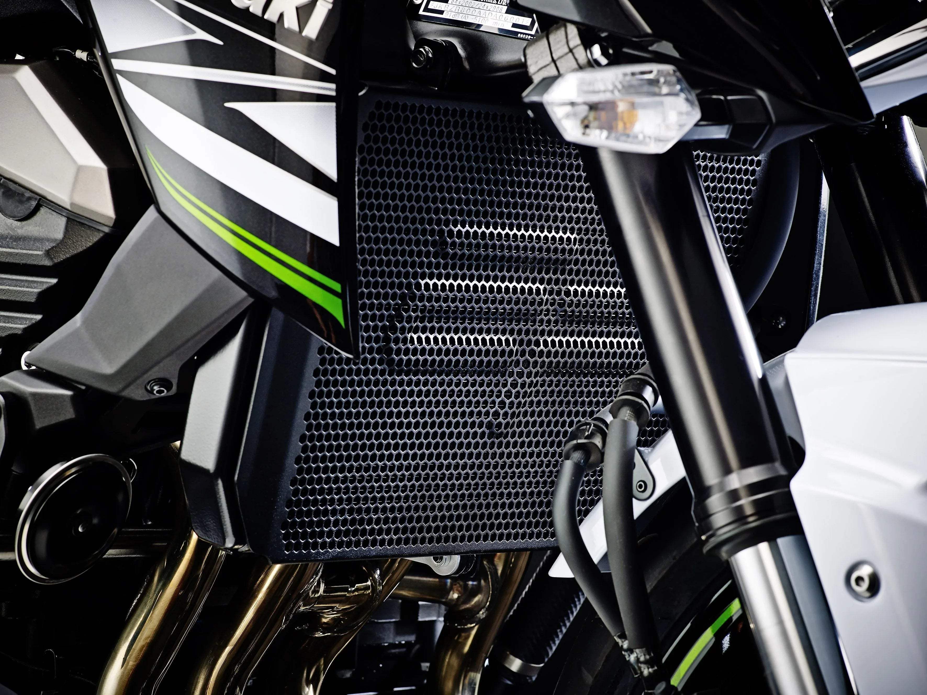 Evotech Kawasaki Z750 Radiator Guard 2007 - 2012 - Kühlerschutzgitter | Evotech Performance