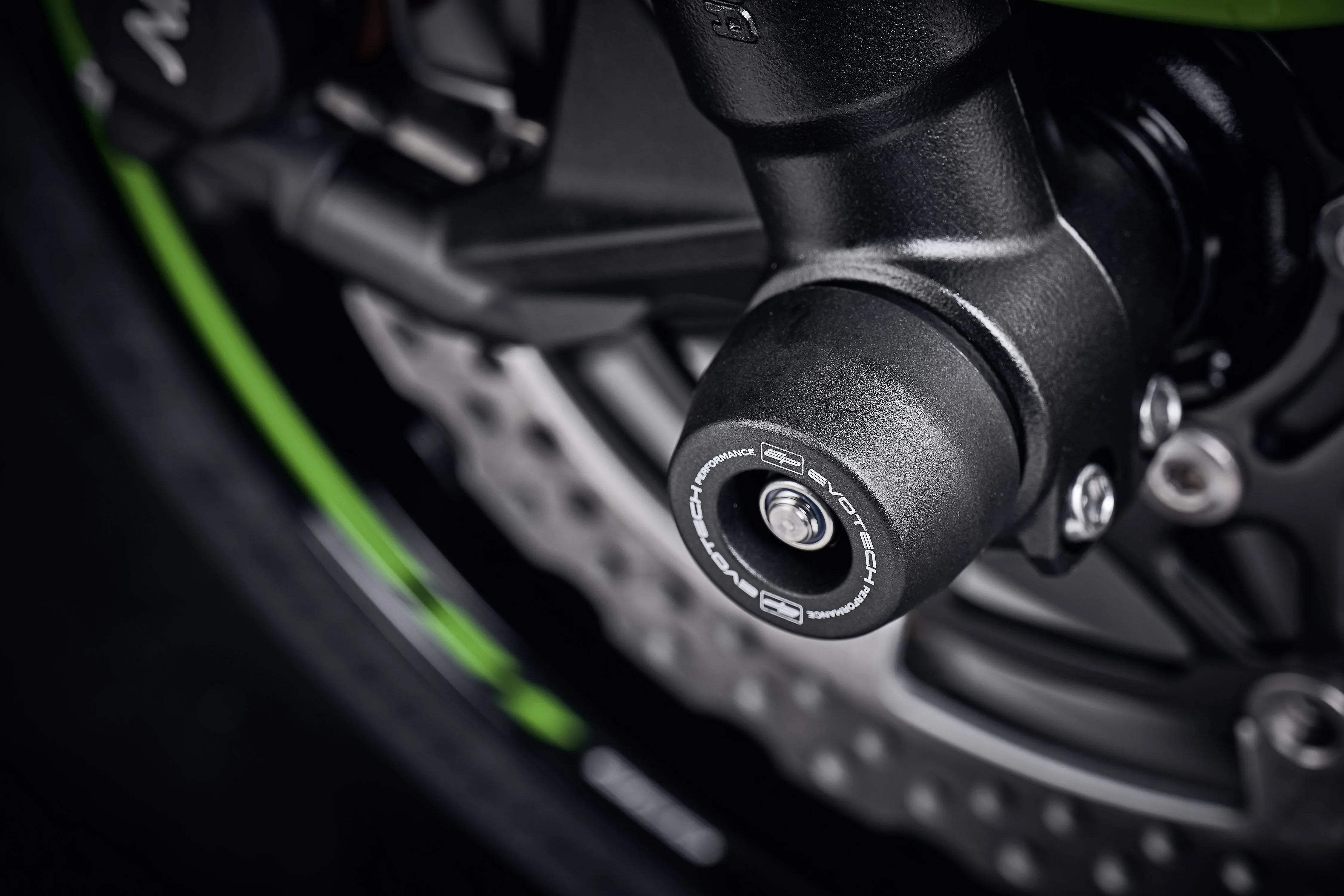 Evotech Performance Spindle Bobbins Kit - Kawasaki ZX6R (2019-2021) - Spindle Bobbins | Evotech Performance