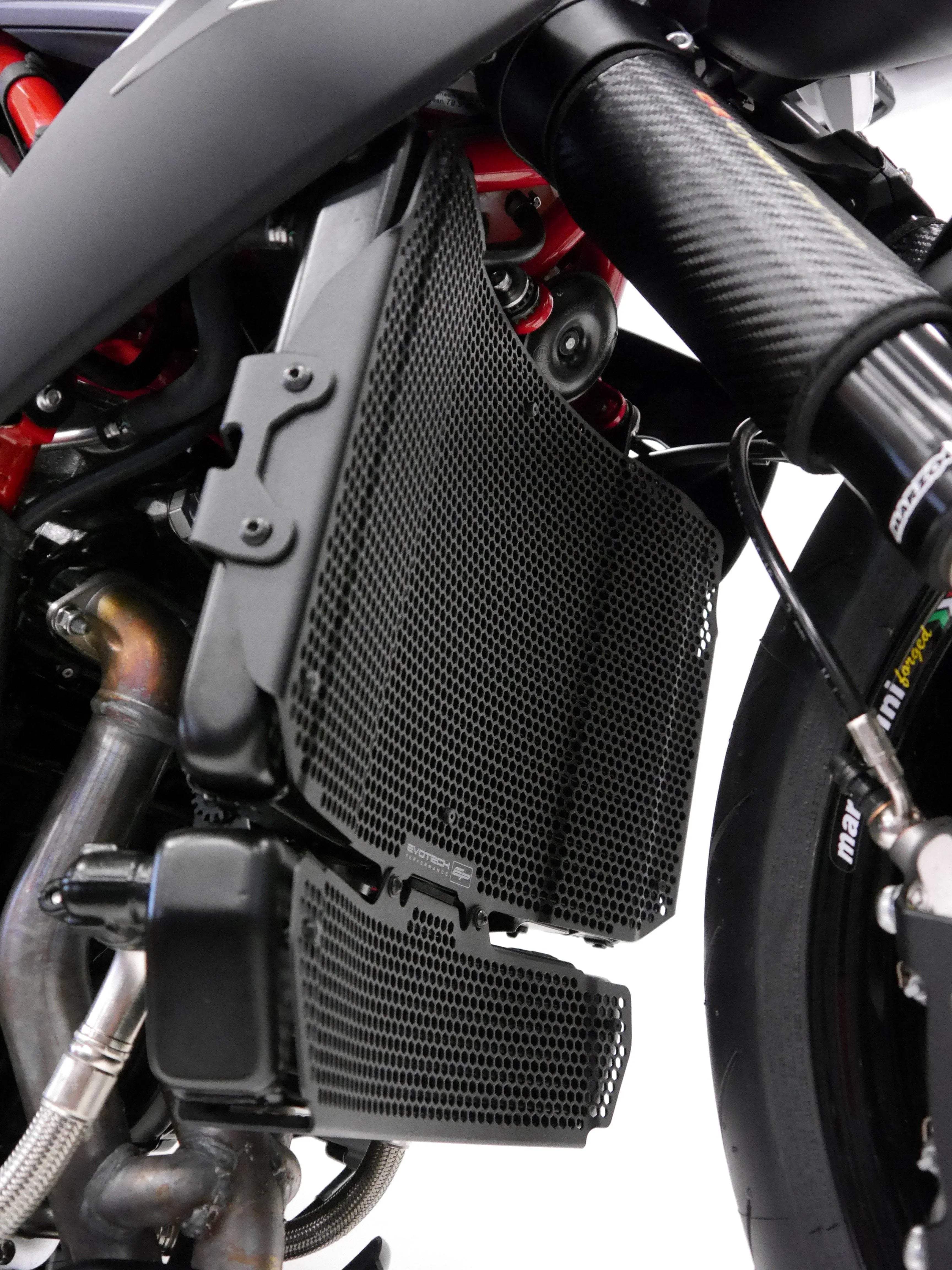 Evotech Radiator and Oil Cooler Guard Set - MV Agusta Turismo Veloce 800 Lusso (2018+) - Kühlerschutzgitter | Evotech Performance