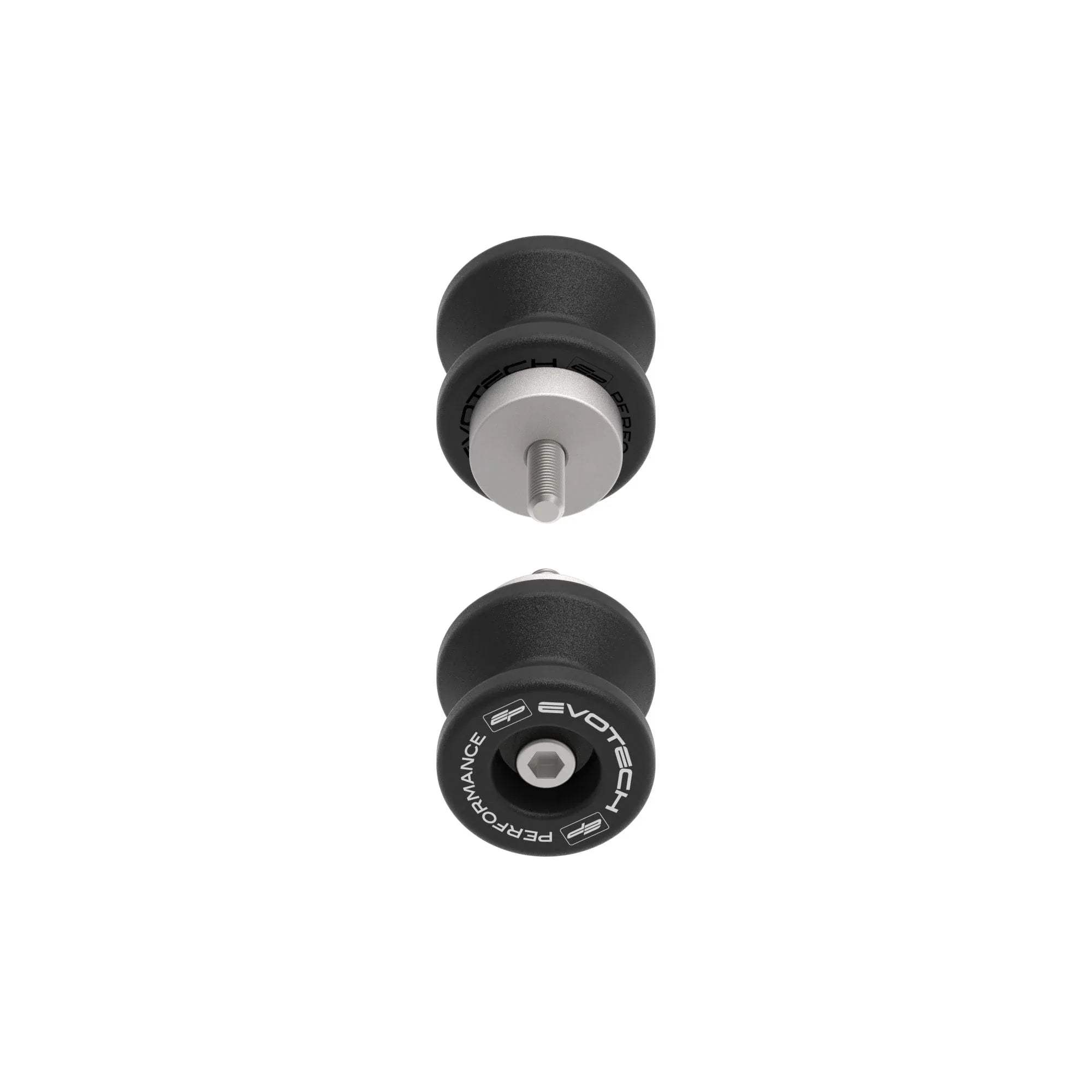 Evotech Paddock Stand Bobbins - Yamaha MT-09 Street Rally (2015-2016) - Alu Bobbins | Evotech Performance
