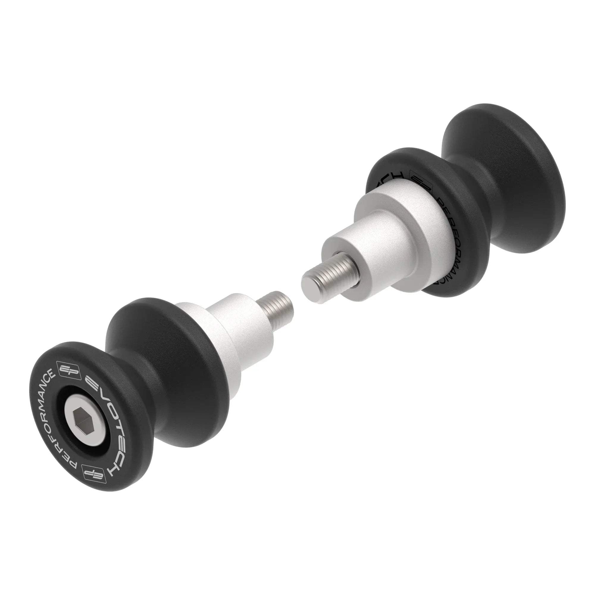 Evotech Paddock Stand Bobbins - Triumph Street Triple RS (2017-2019) - Alu Bobbins | Evotech Performance
