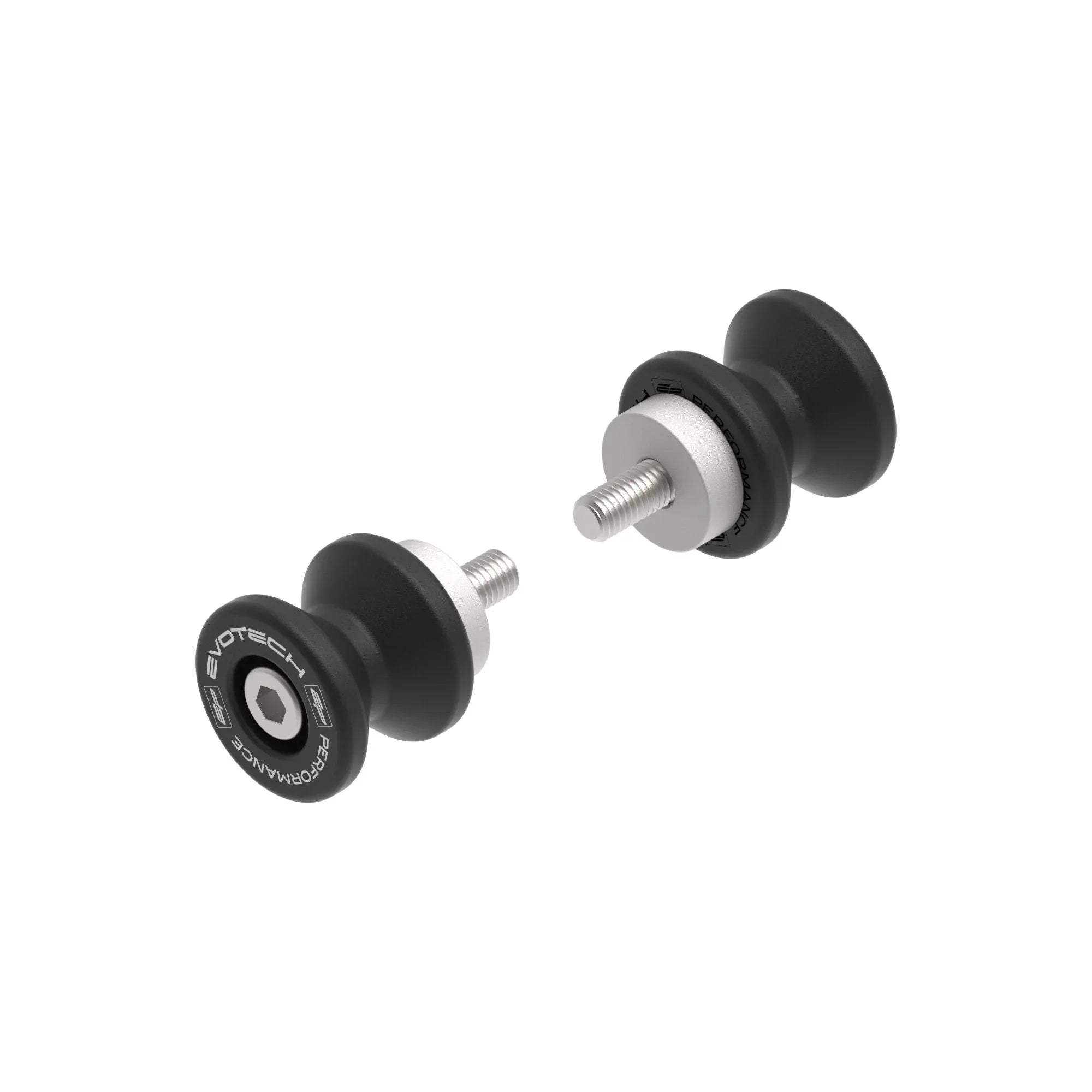 Evotech Paddock Stand Bobbins - Suzuki SV1000S (2005-2015) - Alu Bobbins | Evotech Performance