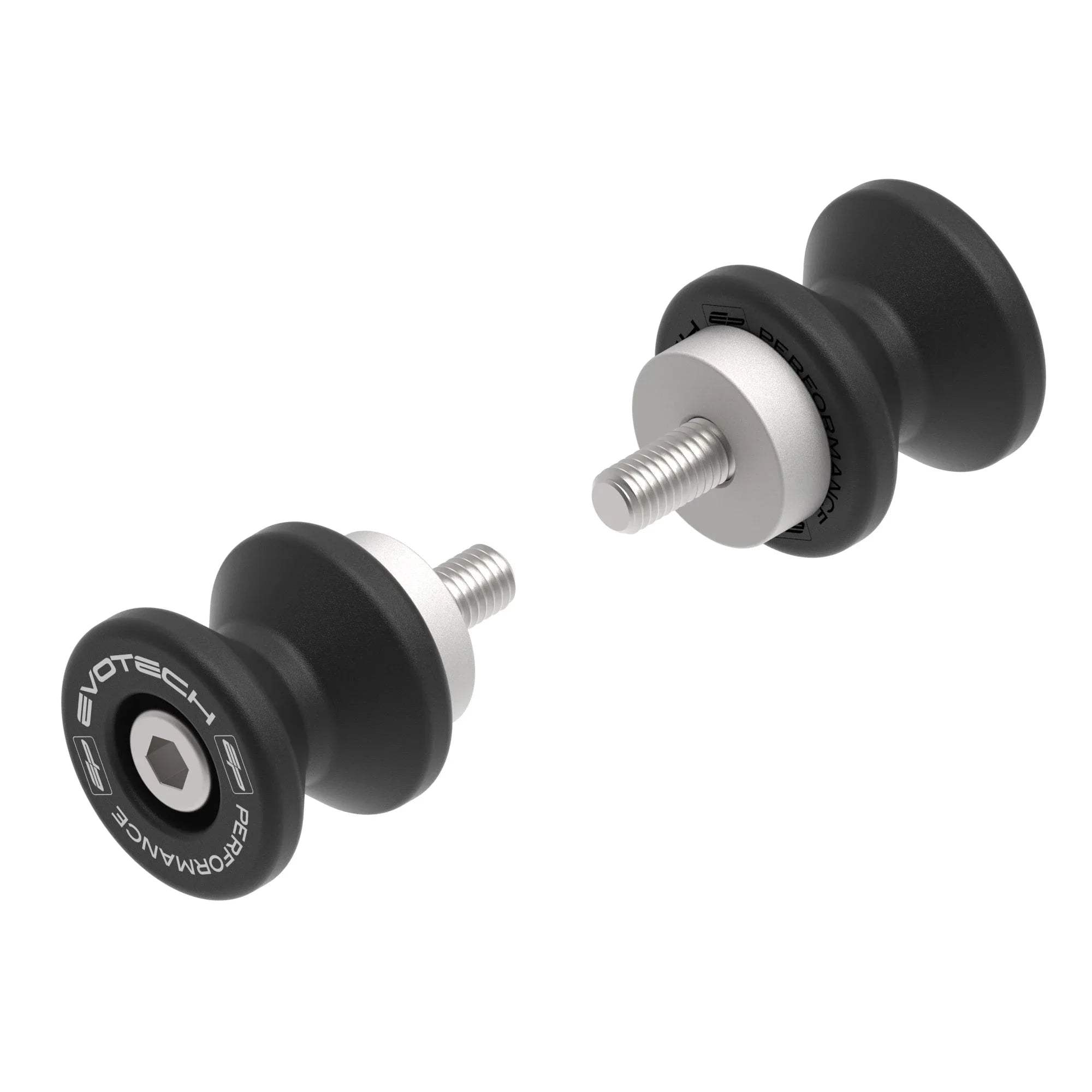 Evotech Paddock Stand Bobbins - Suzuki SV650S (2005-2015) - Alu Bobbins | Evotech Performance