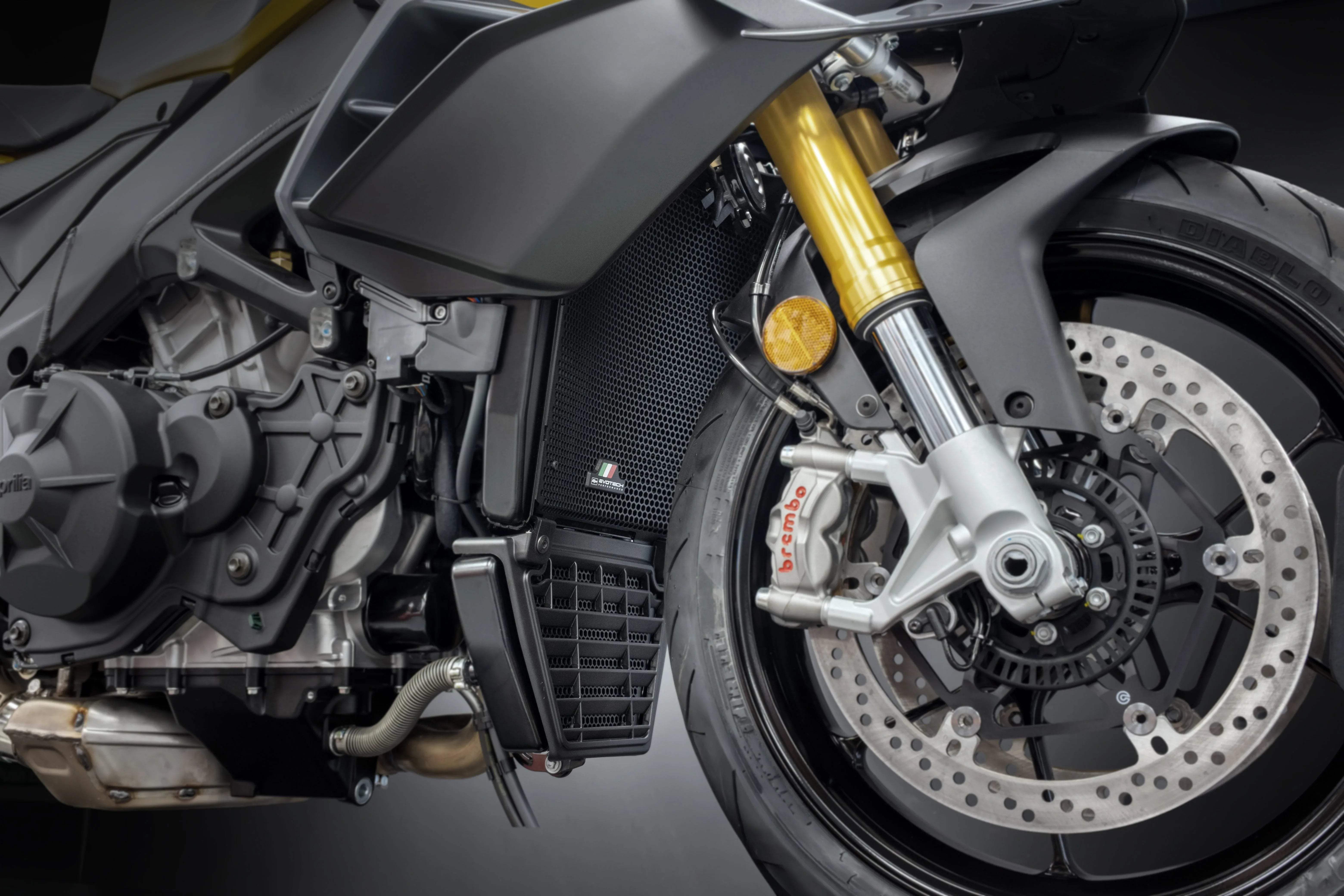 Evotech Radiator Guard Set - Aprilia Tuono V4 (2025+) - Kühlerschutzgitter | Evotech Performance