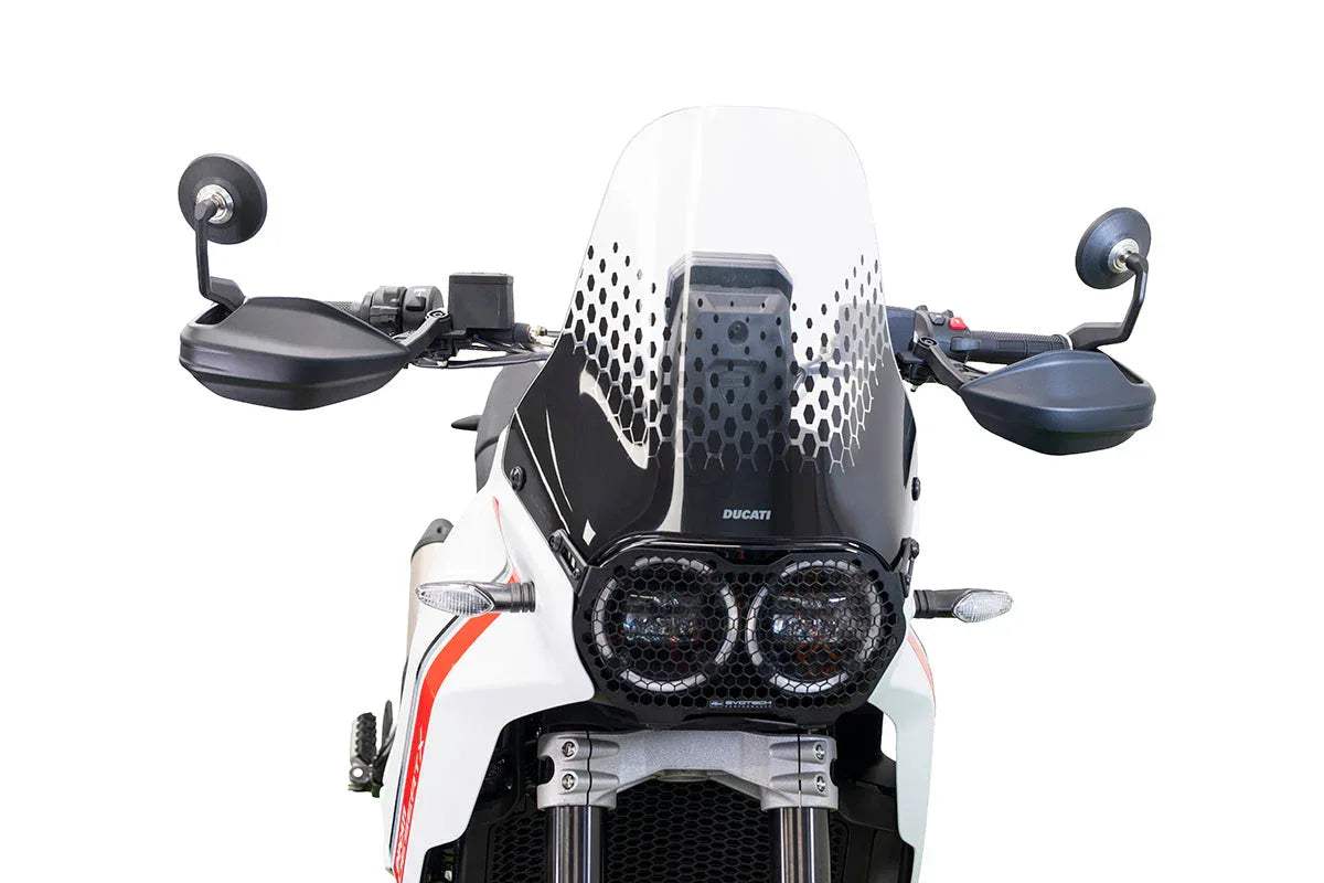 Evotech Handguard Bar End Mirrors (Retro) - Ducati DesertX (2022+) - Lenkerendspiegel | Evotech Performance