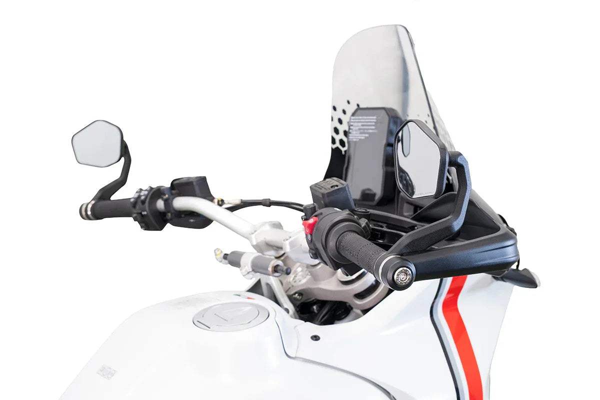 Evotech Handguard Bar End Mirrors (Sport) - Ducati DesertX (2022+) - Lenkerendspiegel | Evotech Performance