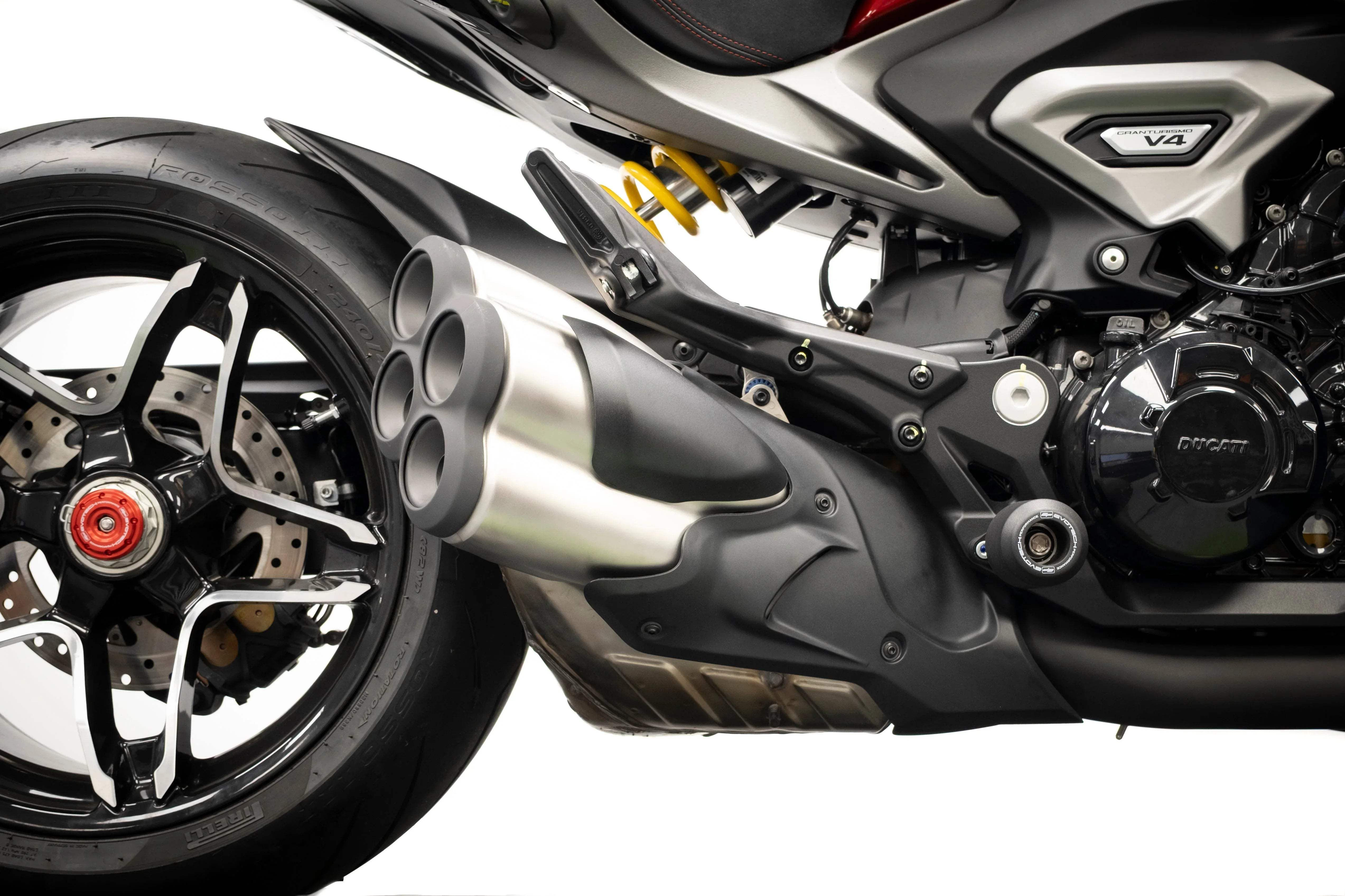 Evotech Crash Protection (Rear Mounted) - Ducati XDiavel V4 (2025+) - Sturzpads | Evotech Performance