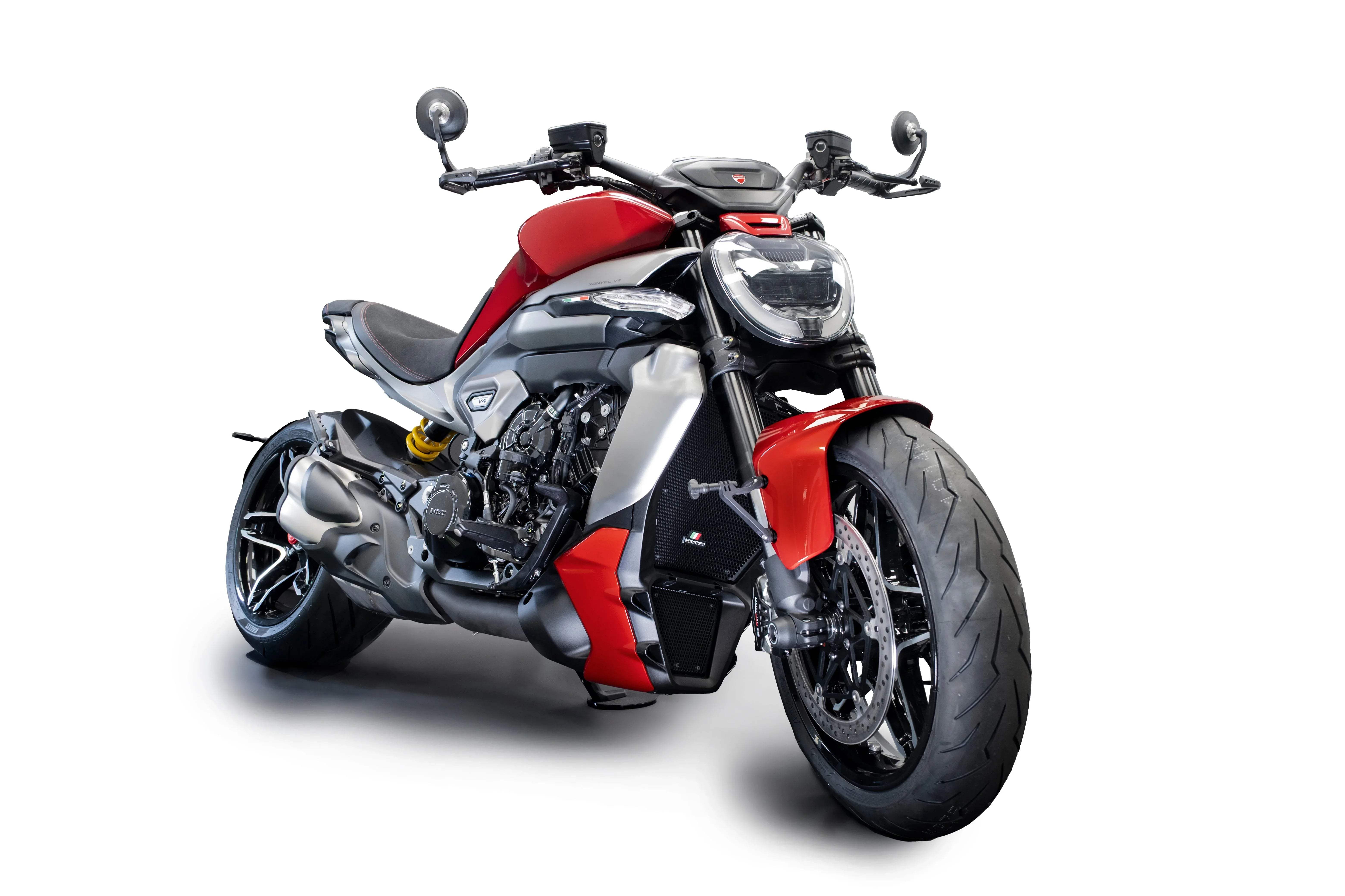 Evotech Radiator and Oil Cooler Guard Set - Ducati XDiavel V4 (2025+) - Kühlerschutzgitter | Evotech Performance