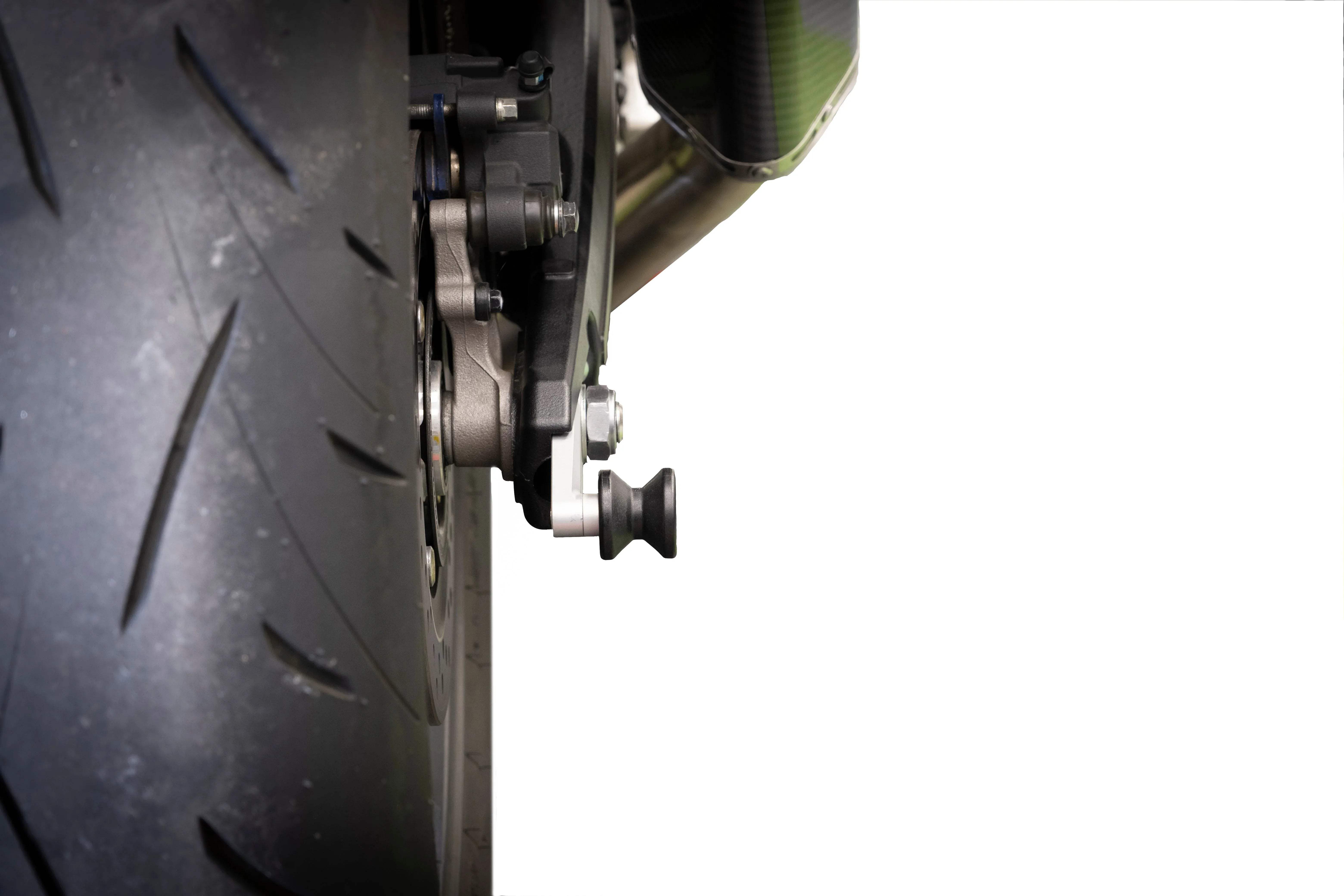Evotech Paddock Stand Chain Adjuster Blocks - Honda CB650R Neo Sports Cafe (2021 - 2023) - Alu Bobbins | Evotech Performance