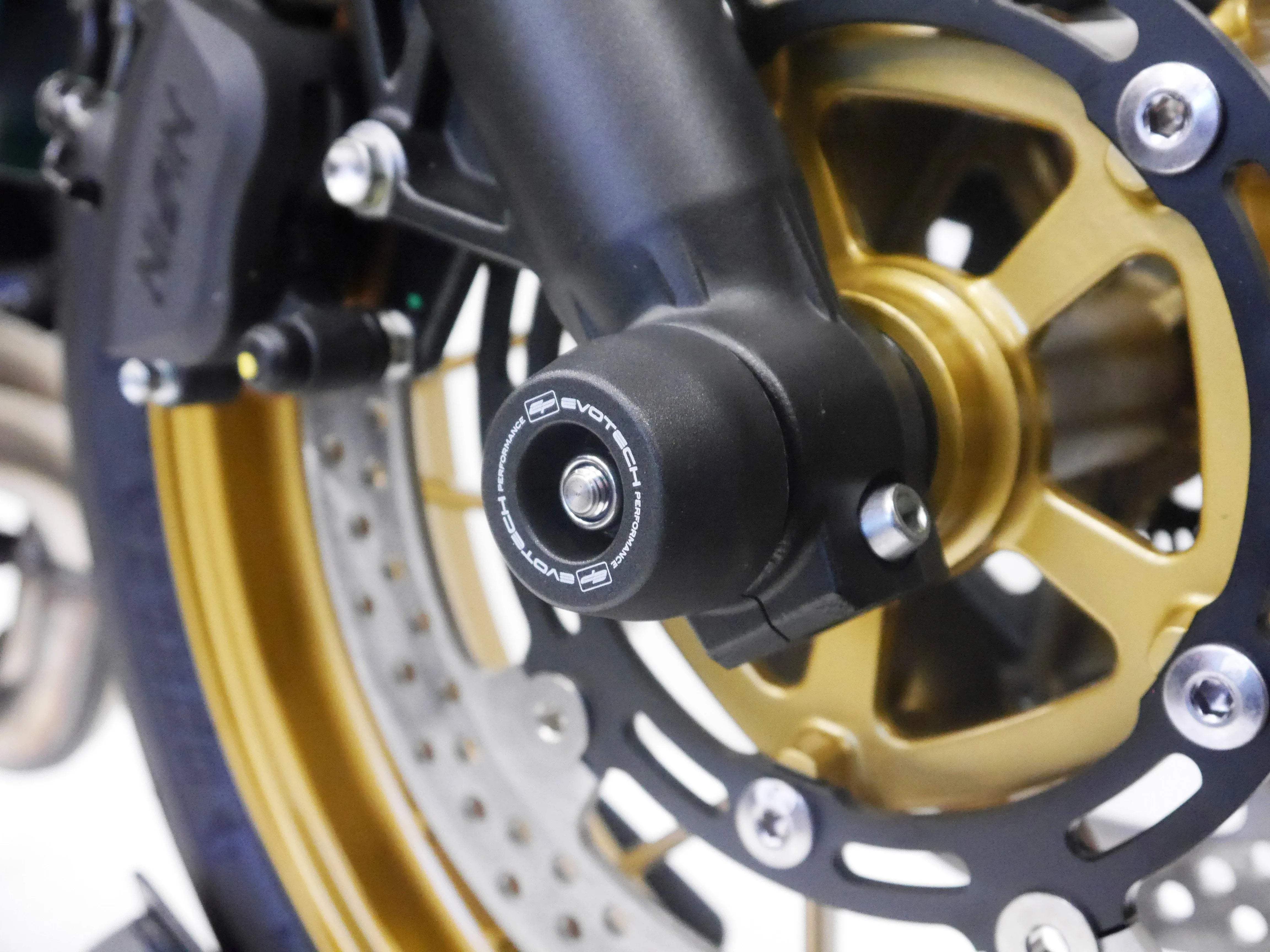 Evotech Performance Spindle Bobbins Kit - Kawasaki Z650RS (2022+) - Spindle Bobbins | Evotech Performance