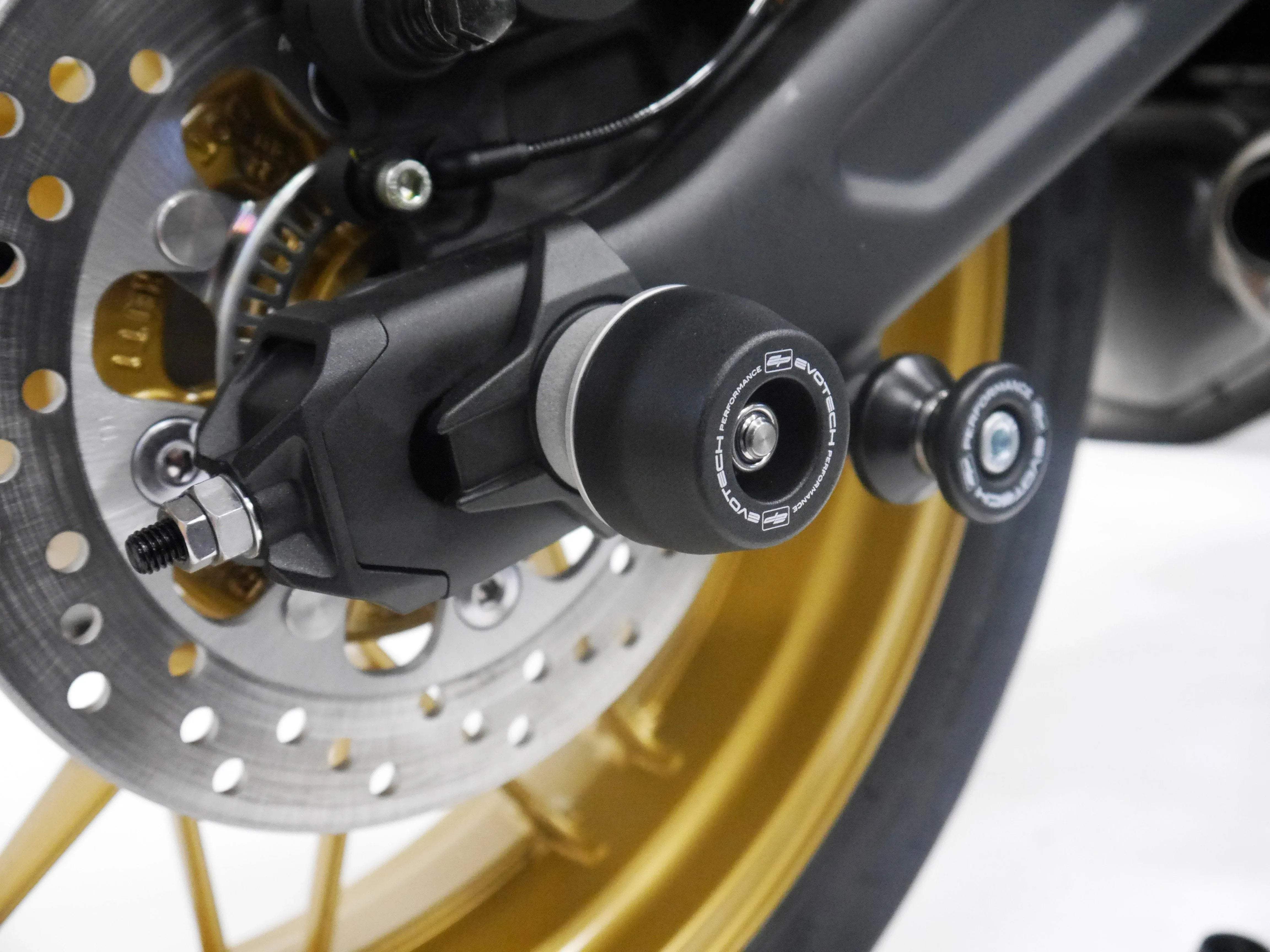 Evotech Performance Rear Spindle Bobbins - Kawasaki Z650RS (2022+) - Spindle Bobbins | Evotech Performance