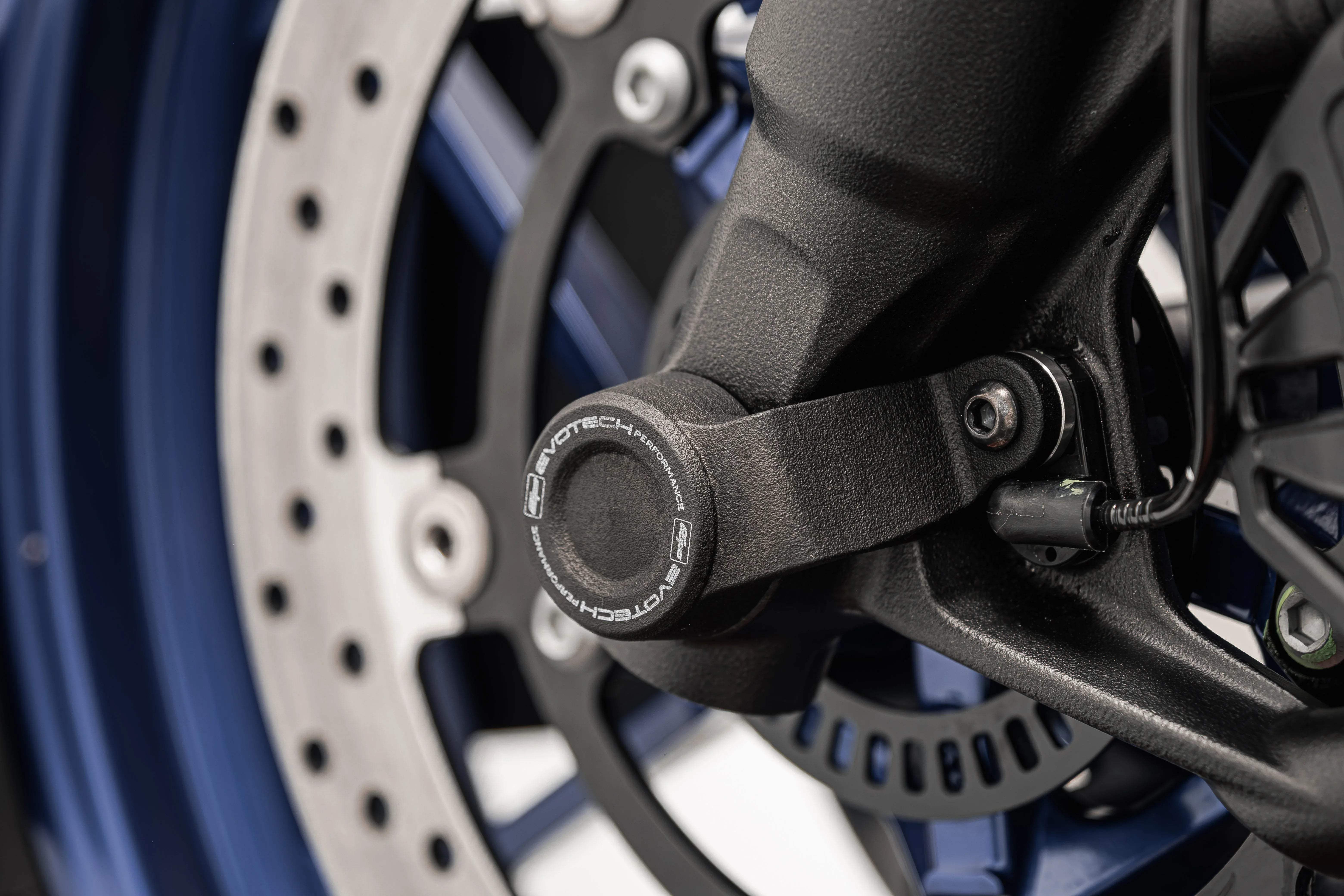 Evotech Front Spindle Bobbins - Yamaha MT-07 (2025+) - Spindle Bobbins | Evotech Performance
