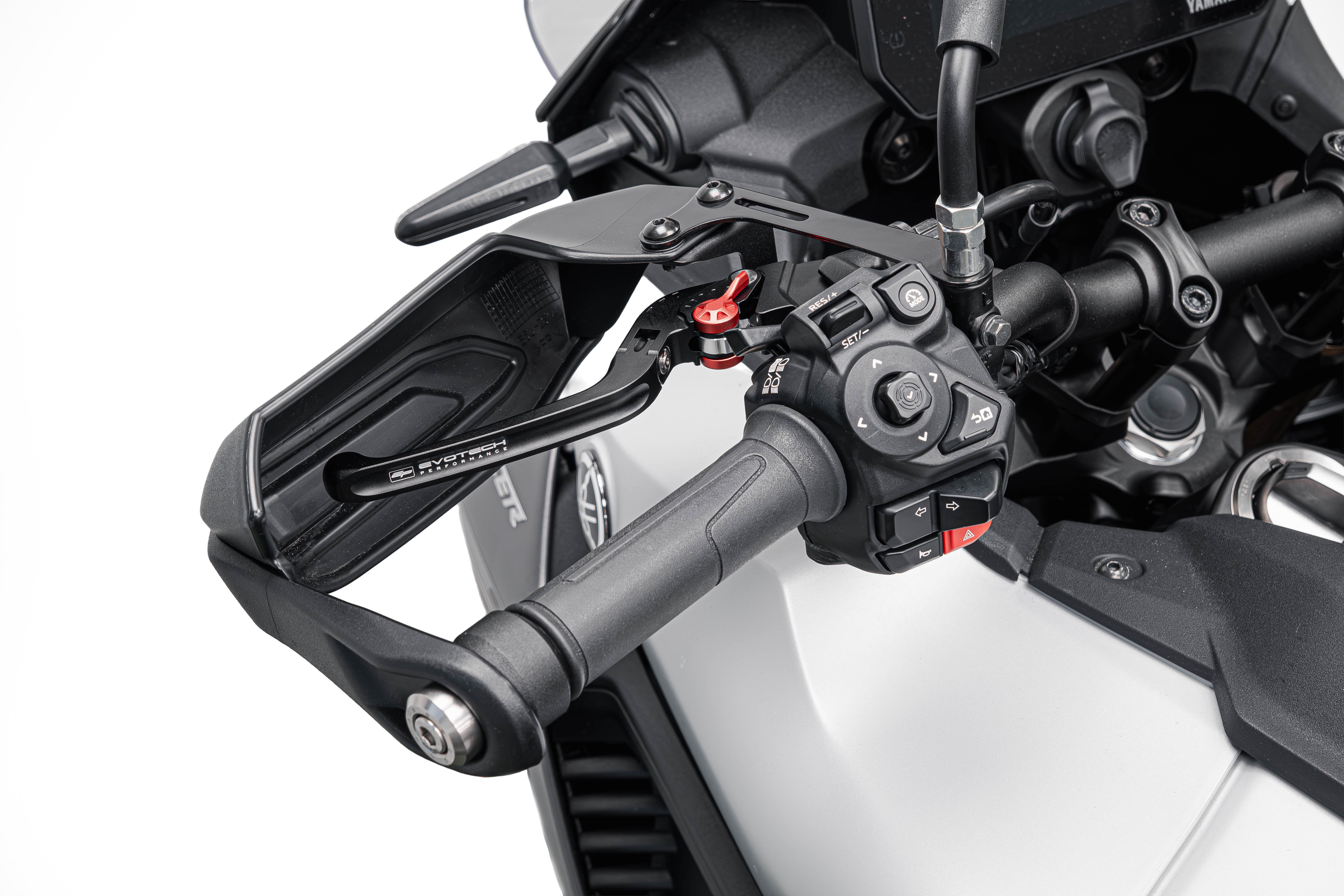 Evotech Evo Folding Clutch and Short Brake Lever Set - Yamaha Tracer 9 GT (2025+)