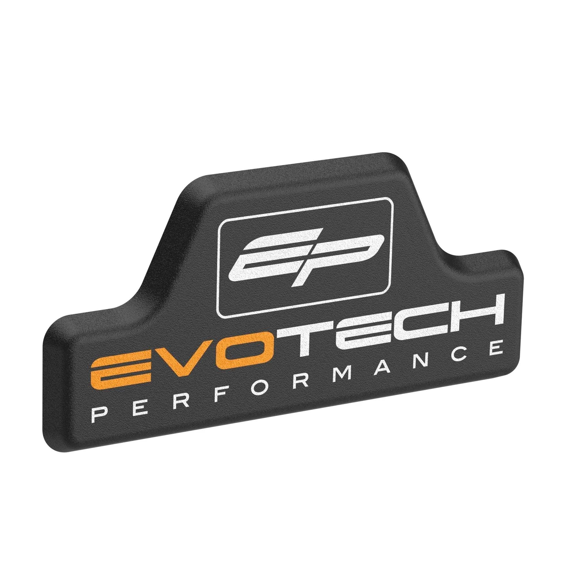 Evotech Performance Replacement Radiator Guard Badge Orange (T-Shape) - Accessories | Evotech Performance