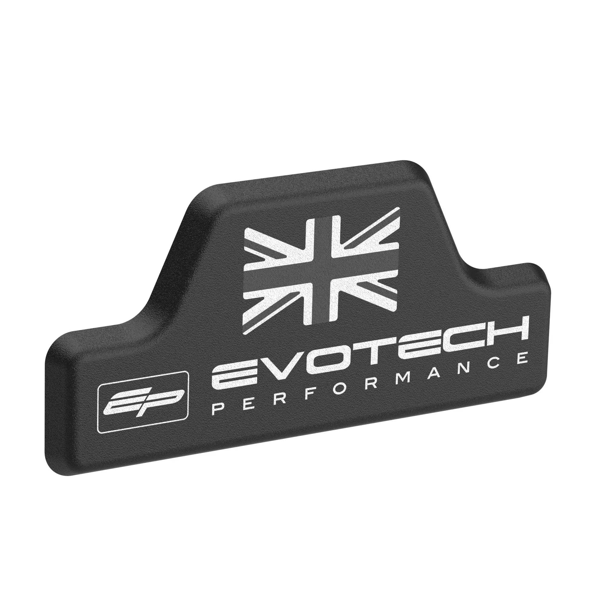 Evotech Performance Replacement Radiator Guard Badge - Union Jack Monochrome (T-Shape) - Accessories | Evotech Performance