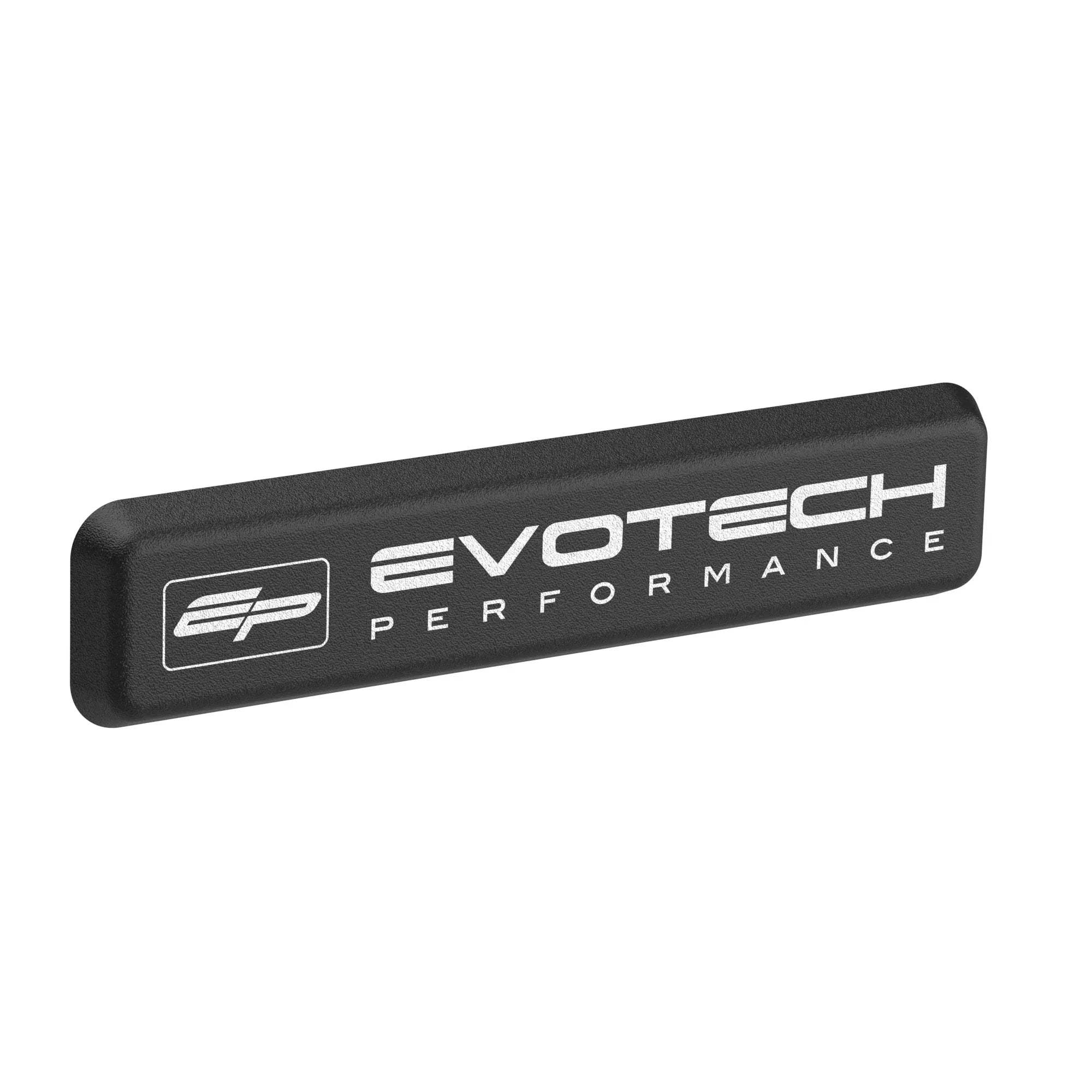Evotech Performance Replacement Radiator Guard Badge - White (Small Rectangular) - Accessories | Evotech Performance