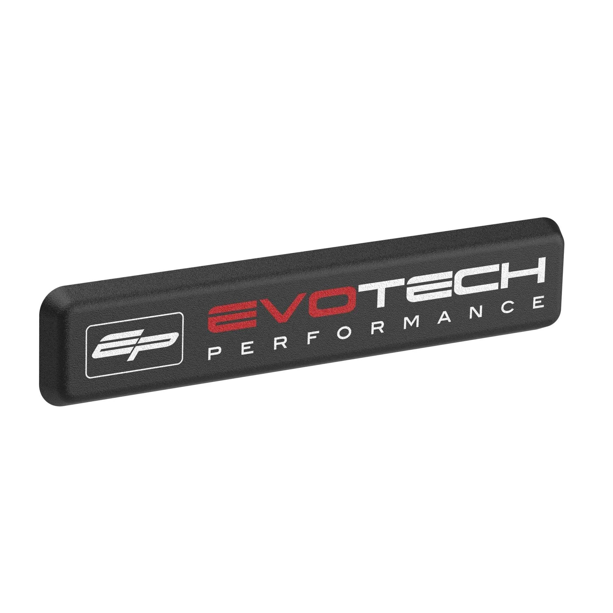 Evotech Performance Replacement Radiator Guard Badge - Red (Large Rectangular) - Accessories | Evotech Performance