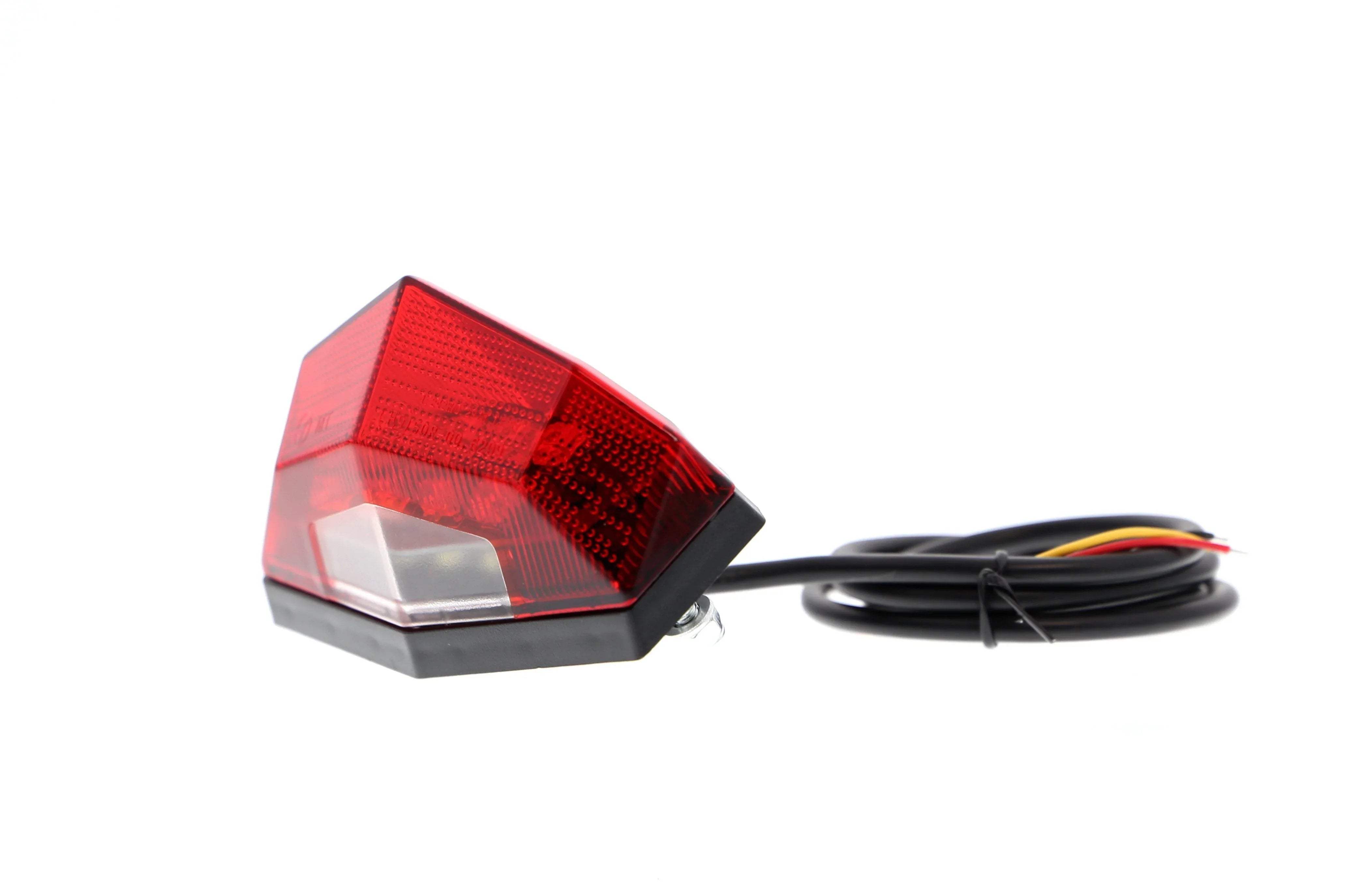 Evotech Combination Rear Light / Number Plate Light (Red) - Accessories | Evotech Performance