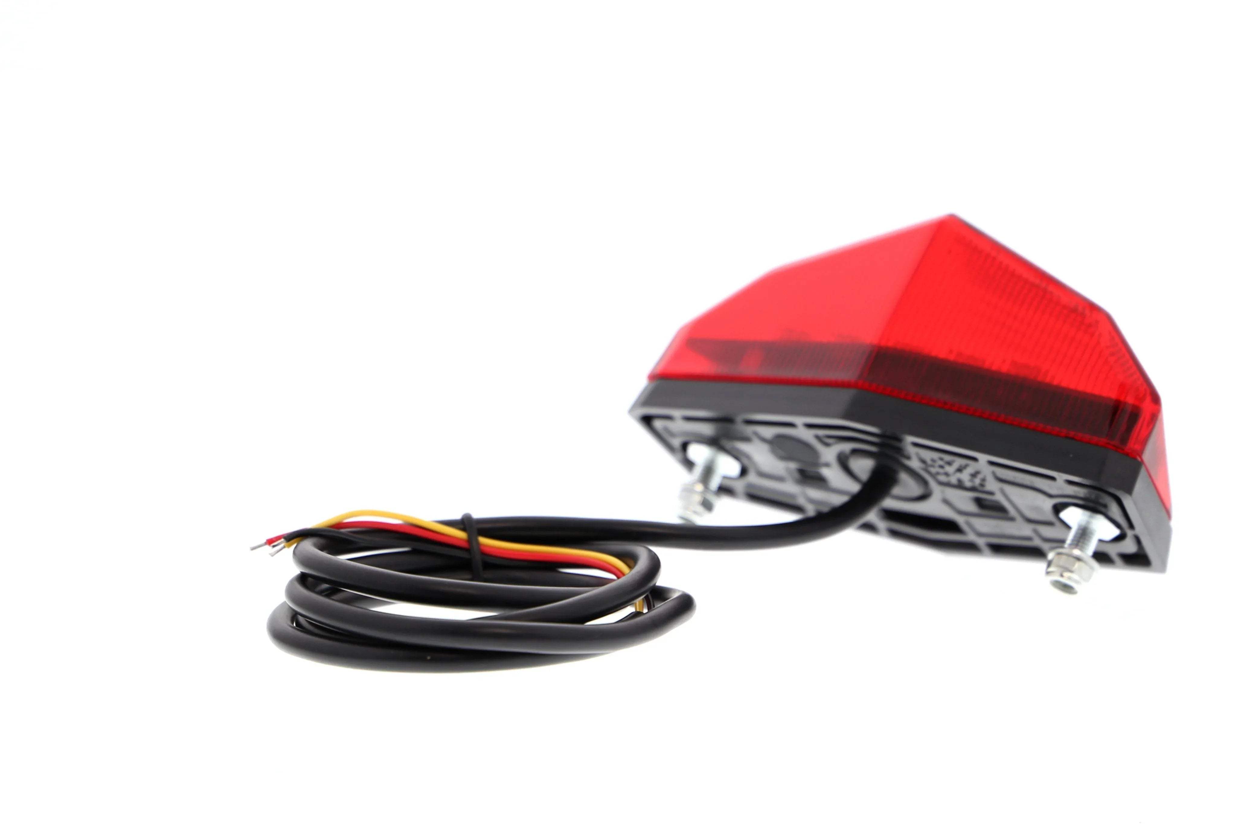Evotech Combination Rear Light / Number Plate Light (Red) - Accessories | Evotech Performance
