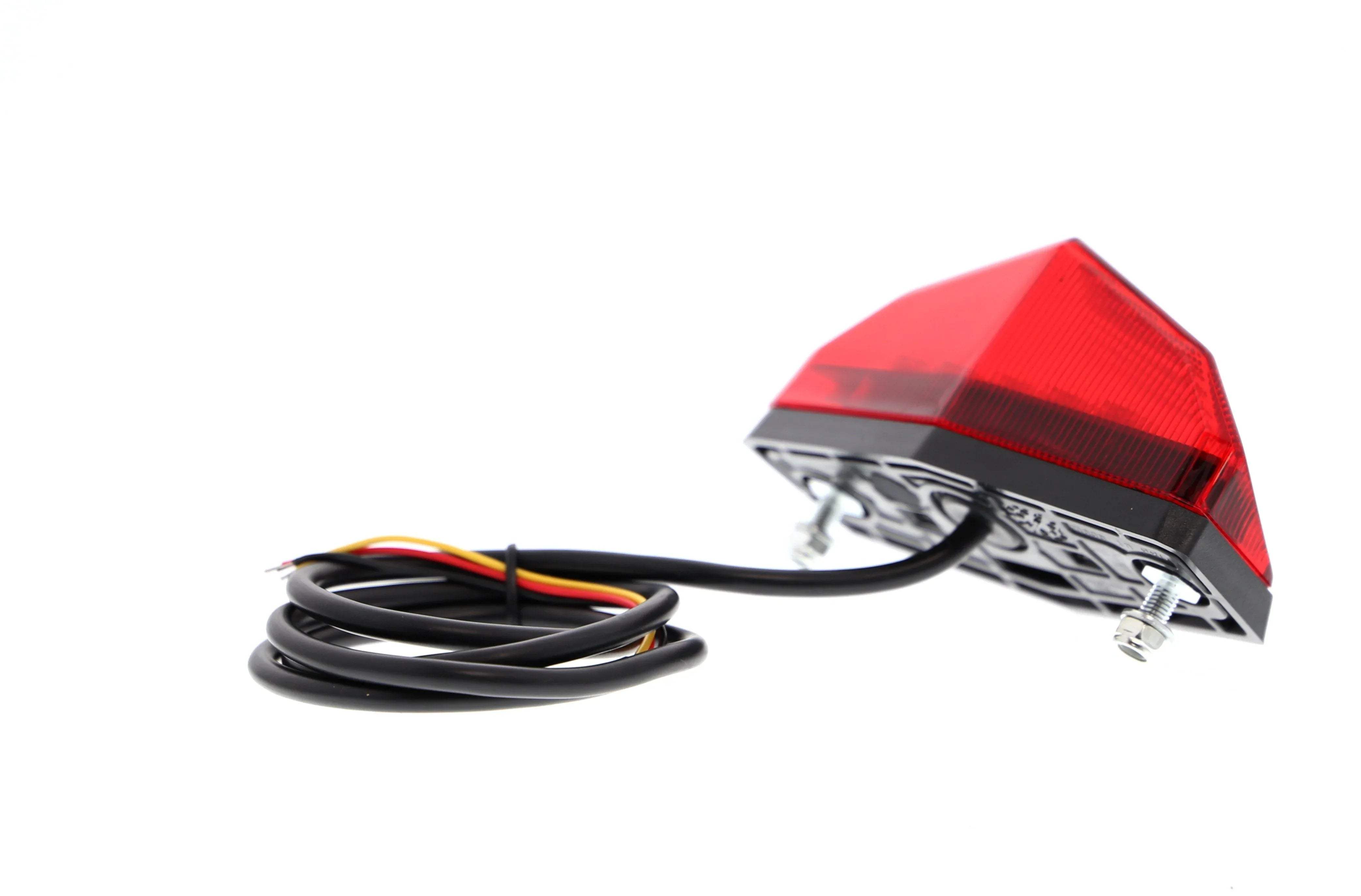 Evotech Combination Rear Light / Number Plate Light (Red) - Accessories | Evotech Performance