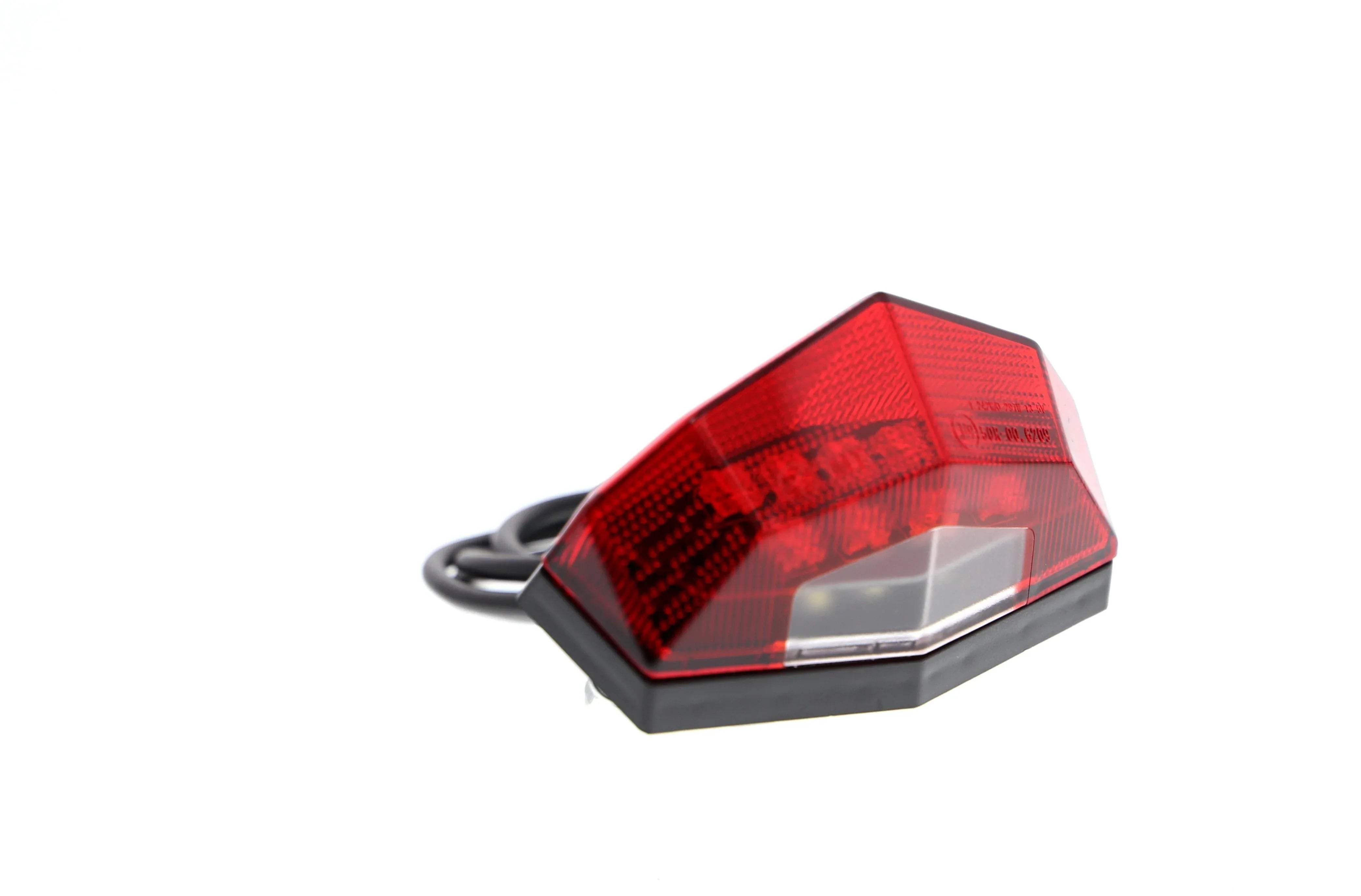 Evotech Combination Rear Light / Number Plate Light (Red) - Accessories | Evotech Performance