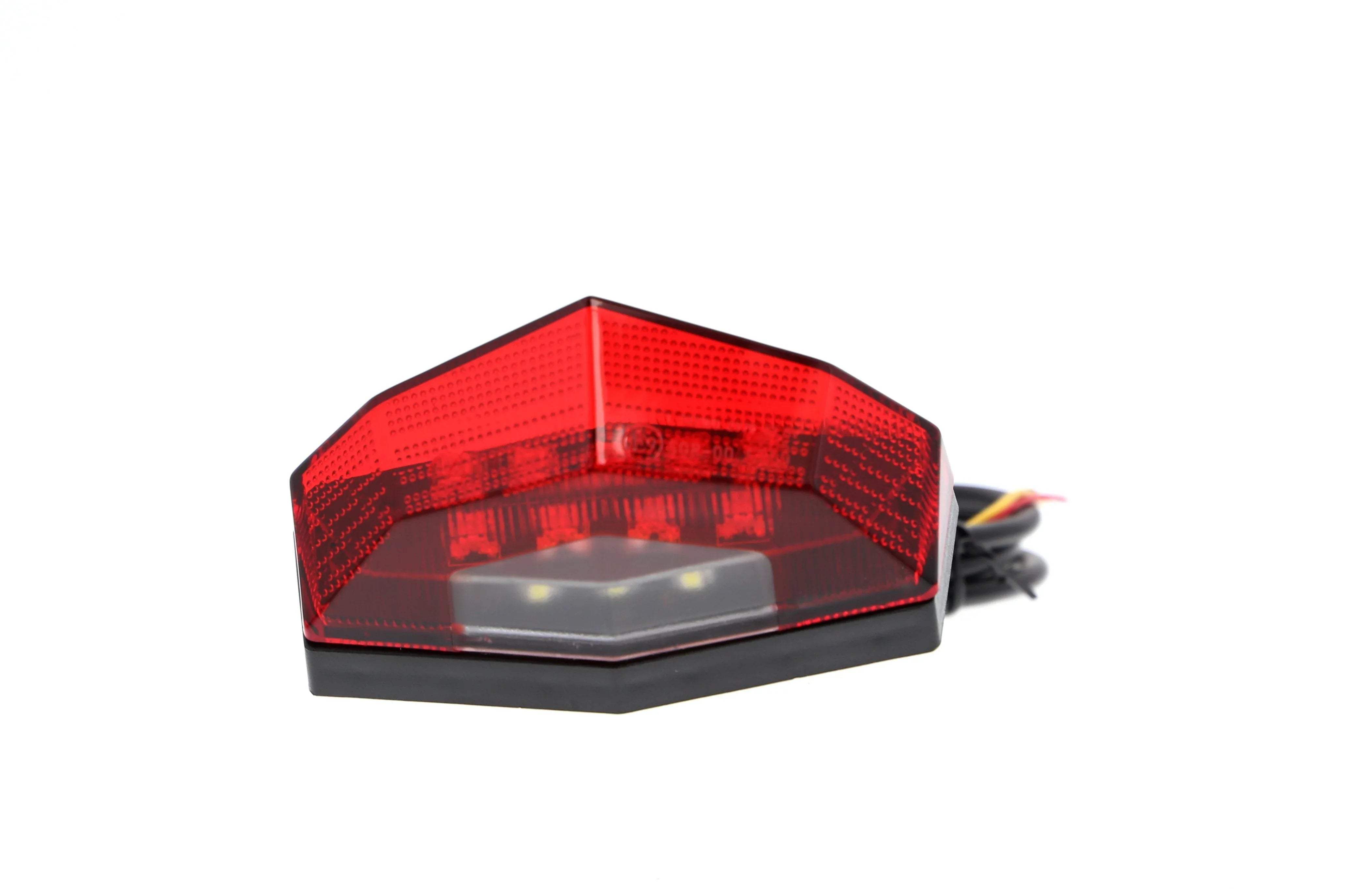 Evotech Combination Rear Light / Number Plate Light (Red) - Accessories | Evotech Performance