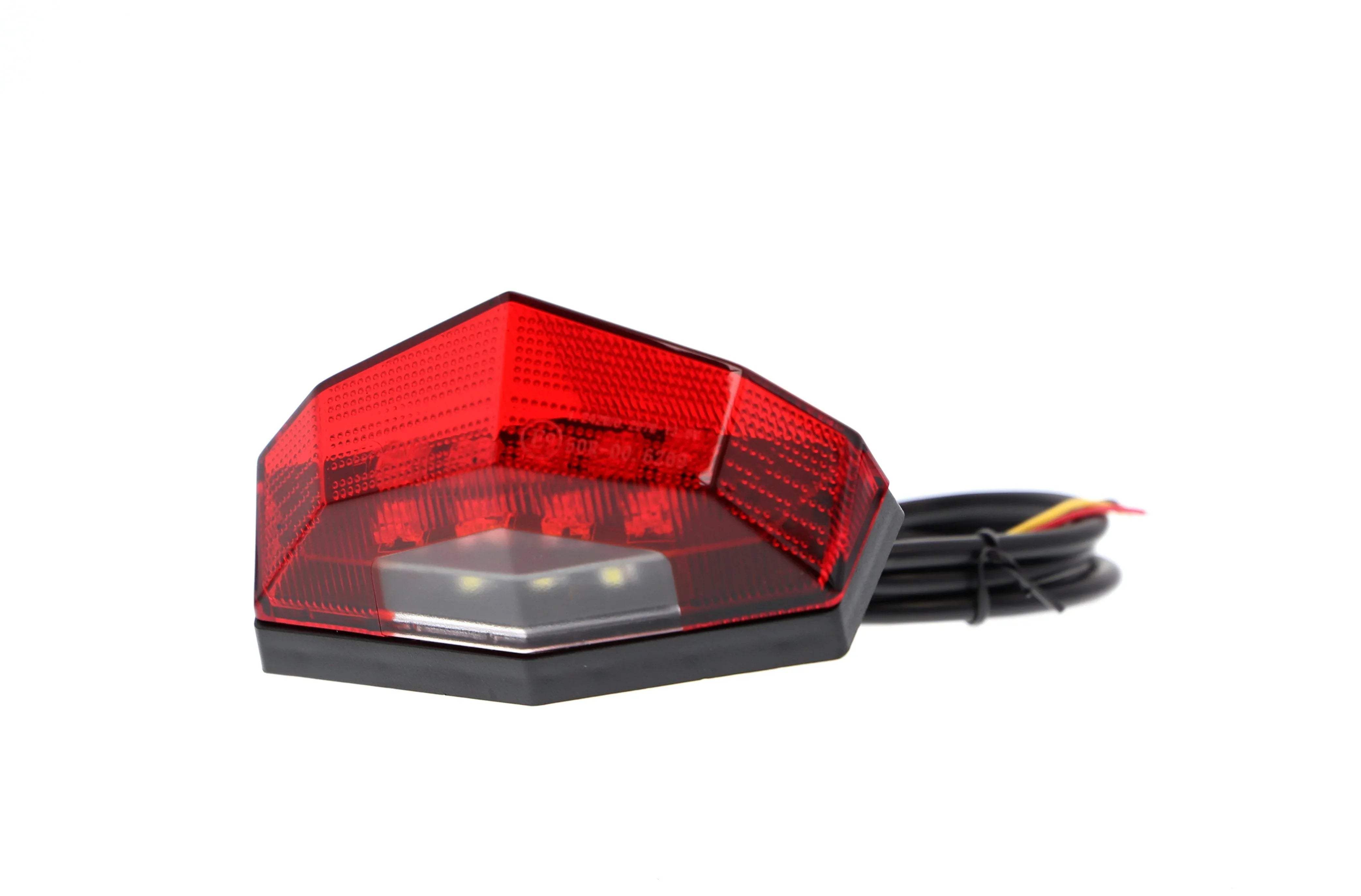 Evotech Combination Rear Light / Number Plate Light (Red) - Accessories | Evotech Performance