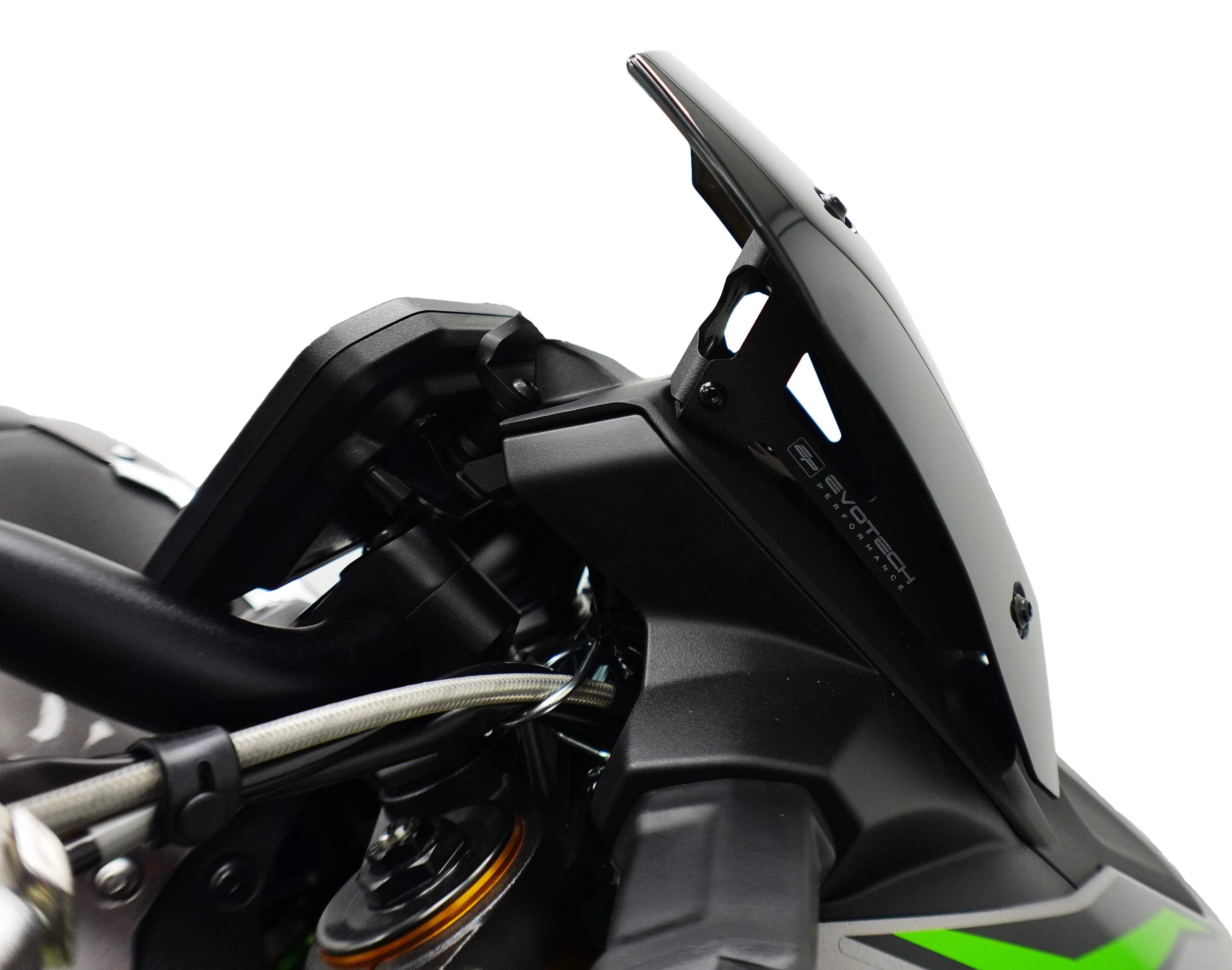 Evotech Screen Relocator Kit - Kawasaki Z900 (2025+) - Windschild | Evotech Performance