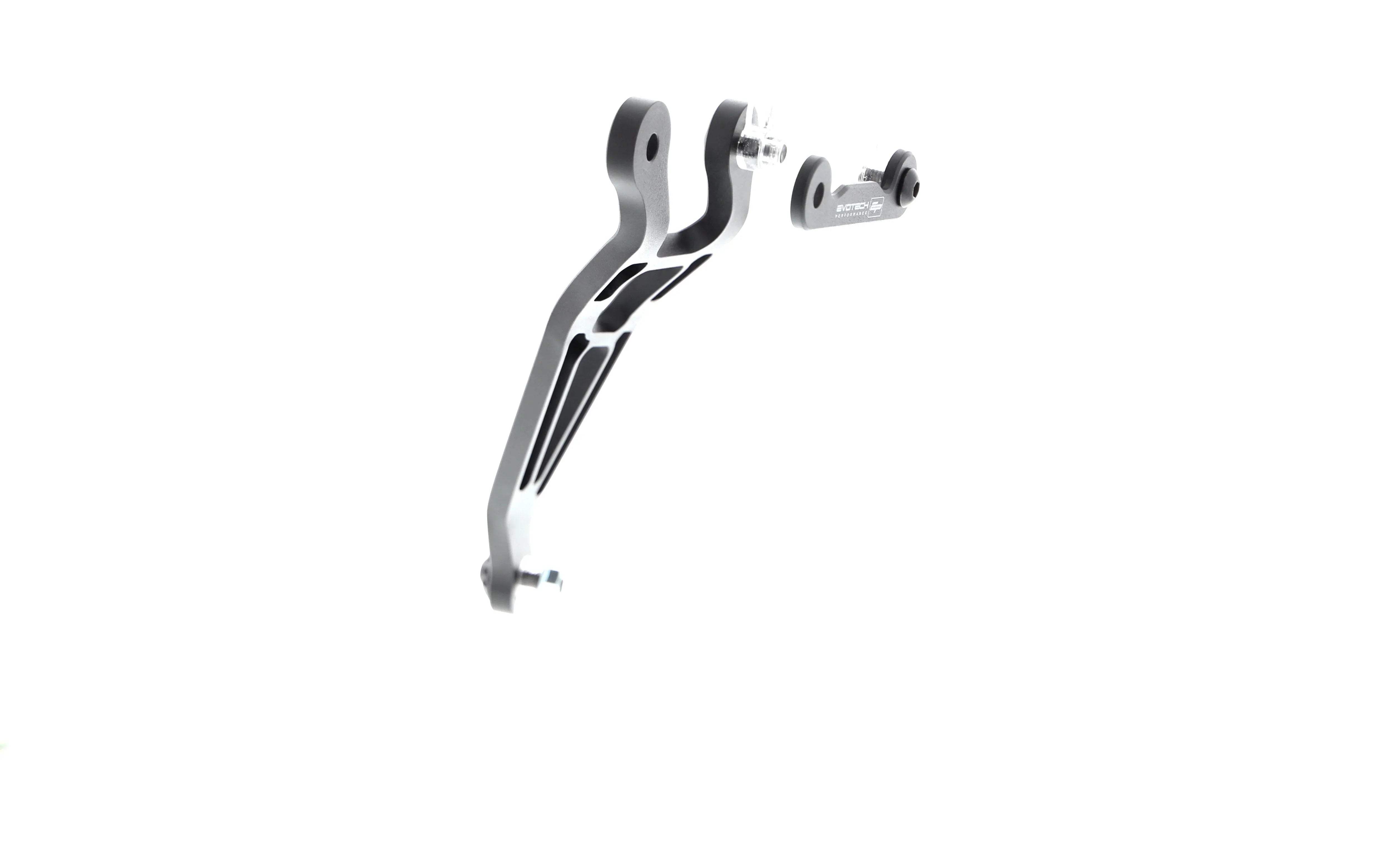 Evotech BMW S 1000 RR Akrapovic Exhaust hanger & Pillion Footpeg Removal Kit (2010 - 2011) - Auspuffhalterung | Evotech Performance