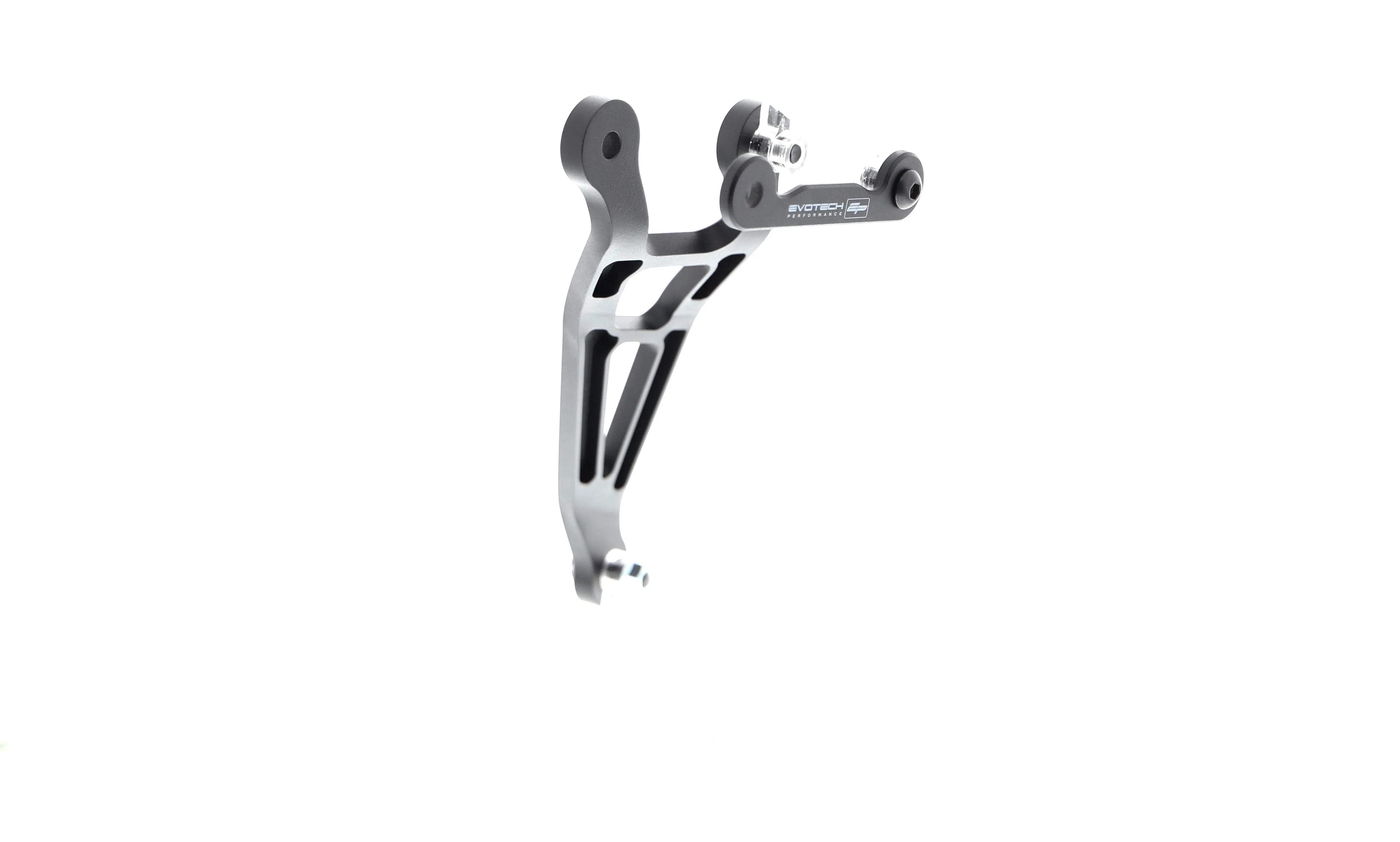 Evotech BMW S 1000 RR Akrapovic Exhaust hanger & Pillion Footpeg Removal Kit (2010 - 2011) - Auspuffhalterung | Evotech Performance